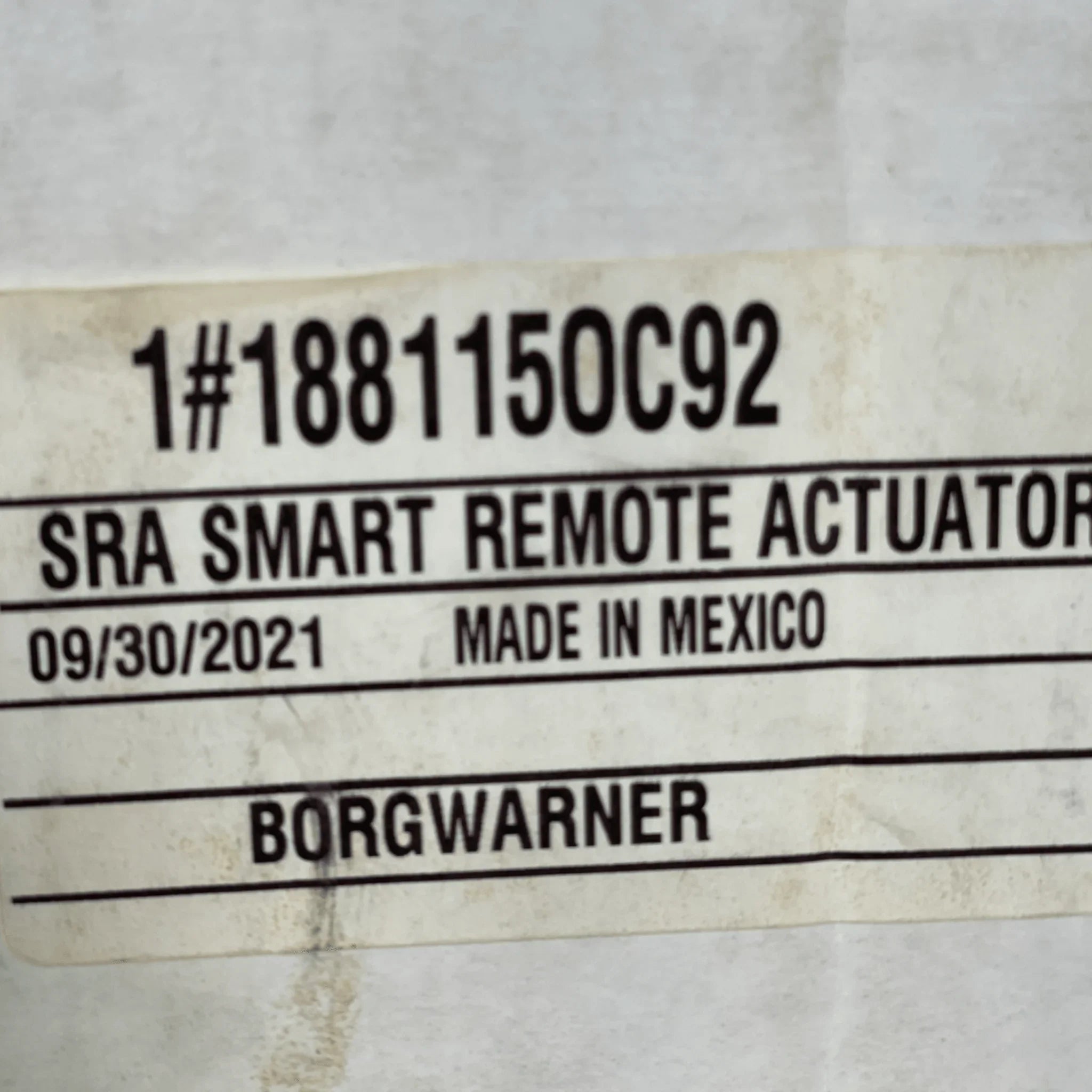 1876120C91 Genuine International Actuator