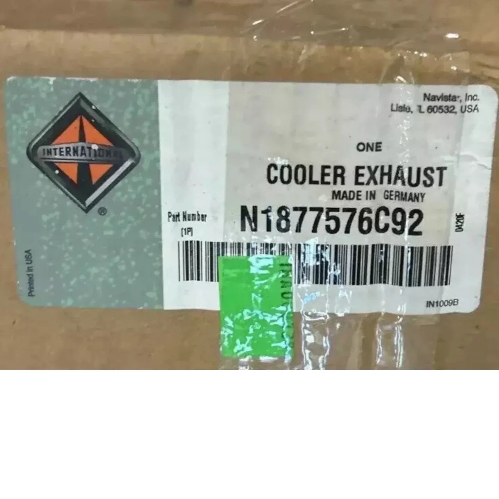 1876723C91 Genuine International EGR Exhaust Gas Recirculation Cooler