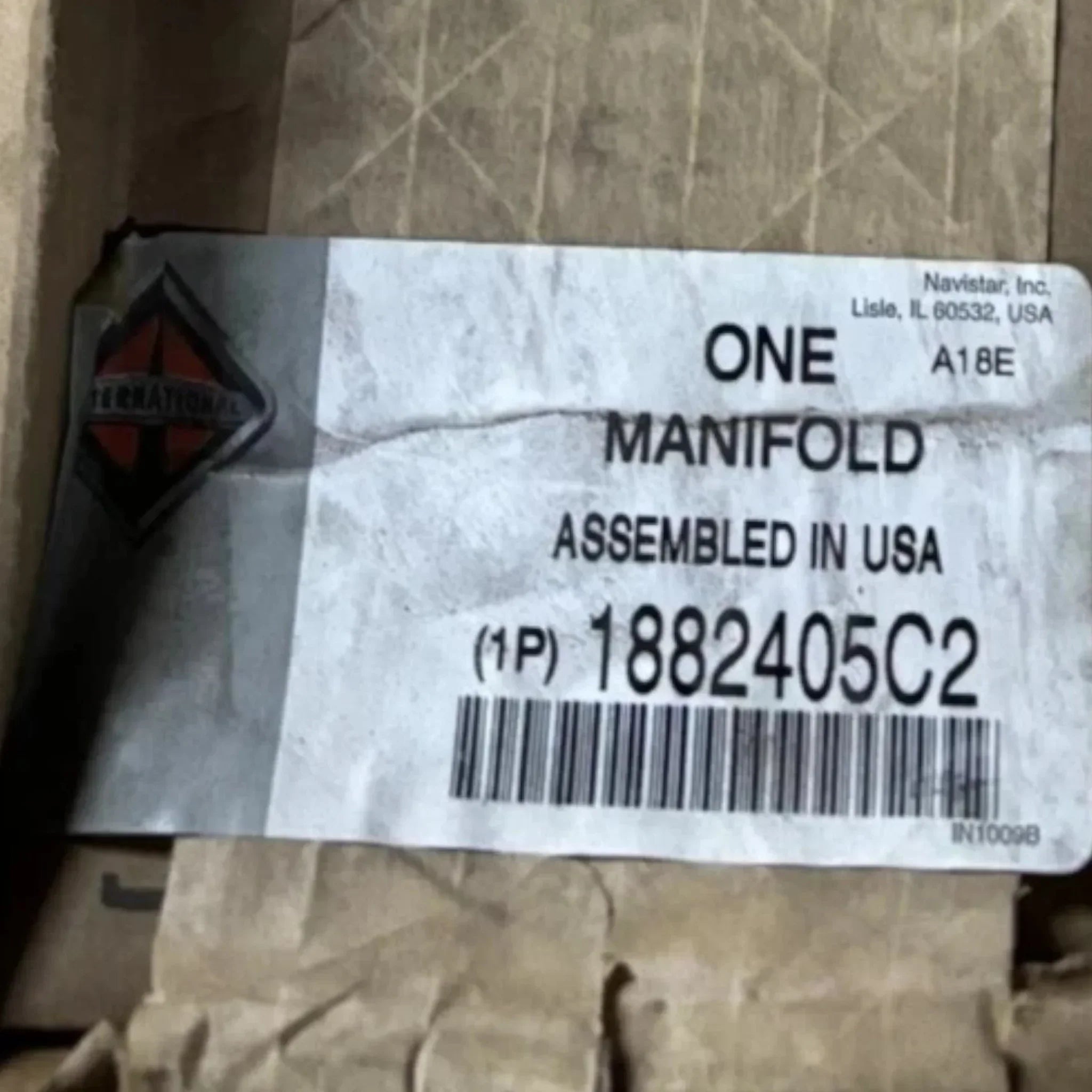 1882405C1 Genuine International Front Exhaust Manifold
