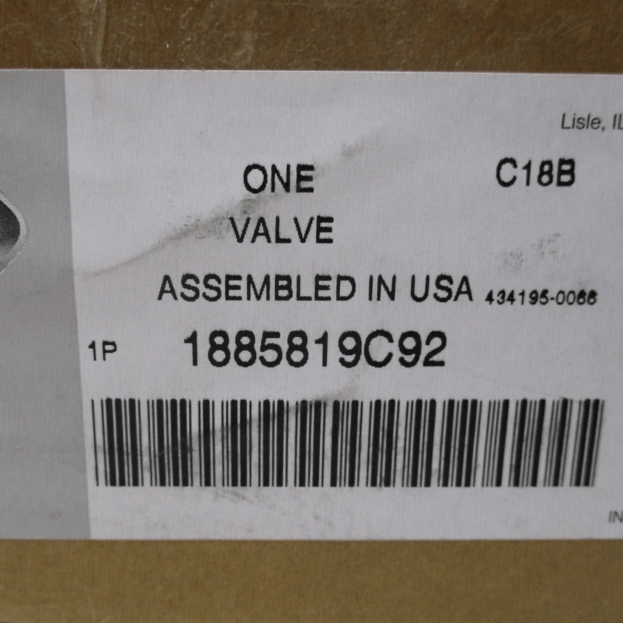 1885819C92 Genuine International EGR Exhaust Gas Recirculation Valve