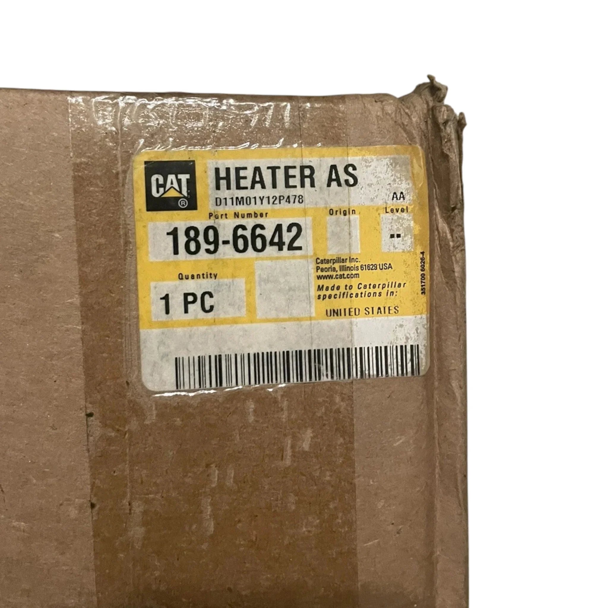 1896642 CAT Heater As