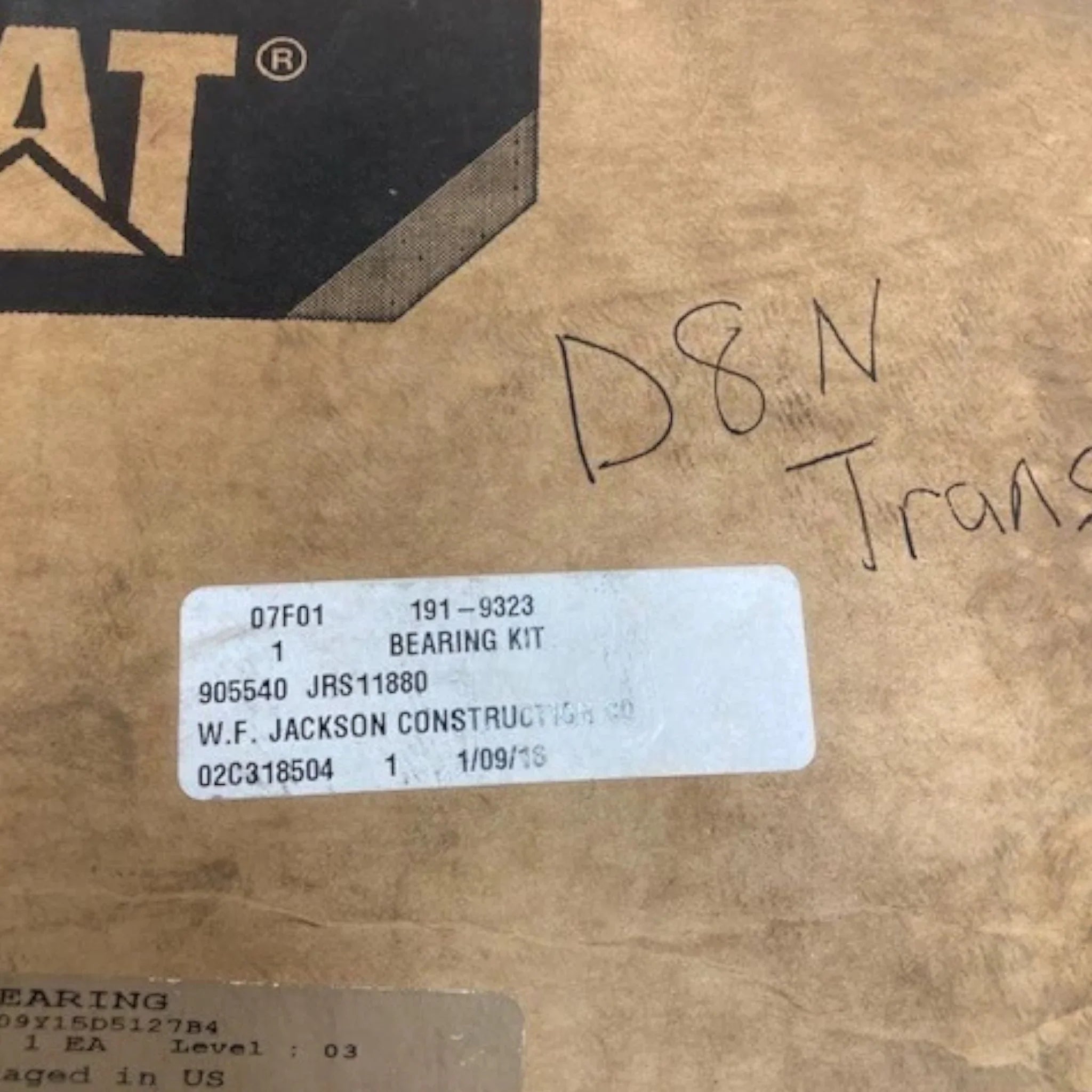 1919323 CAT Transmission Bearing Kit