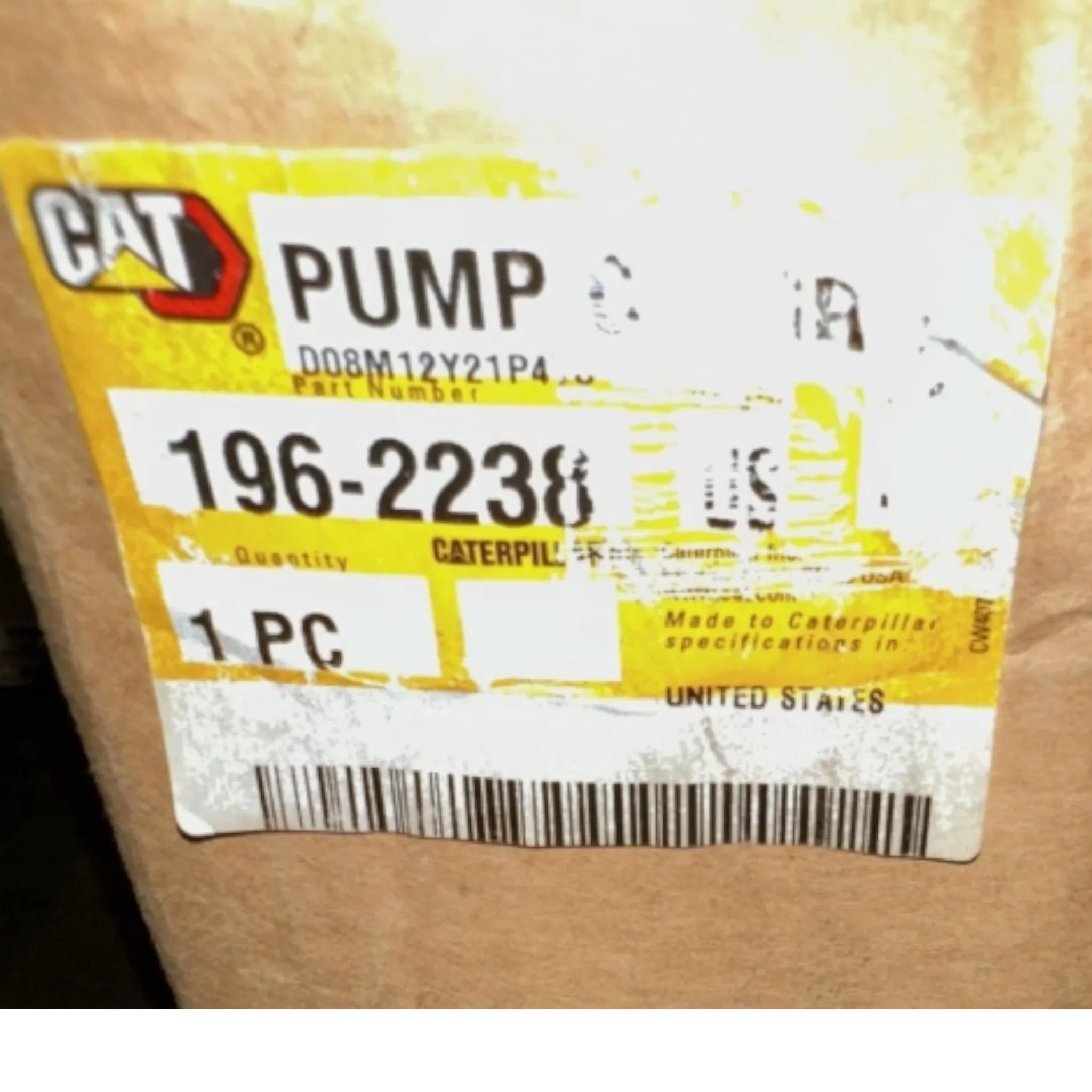 196-2238 CAT Pump Gp-gr A