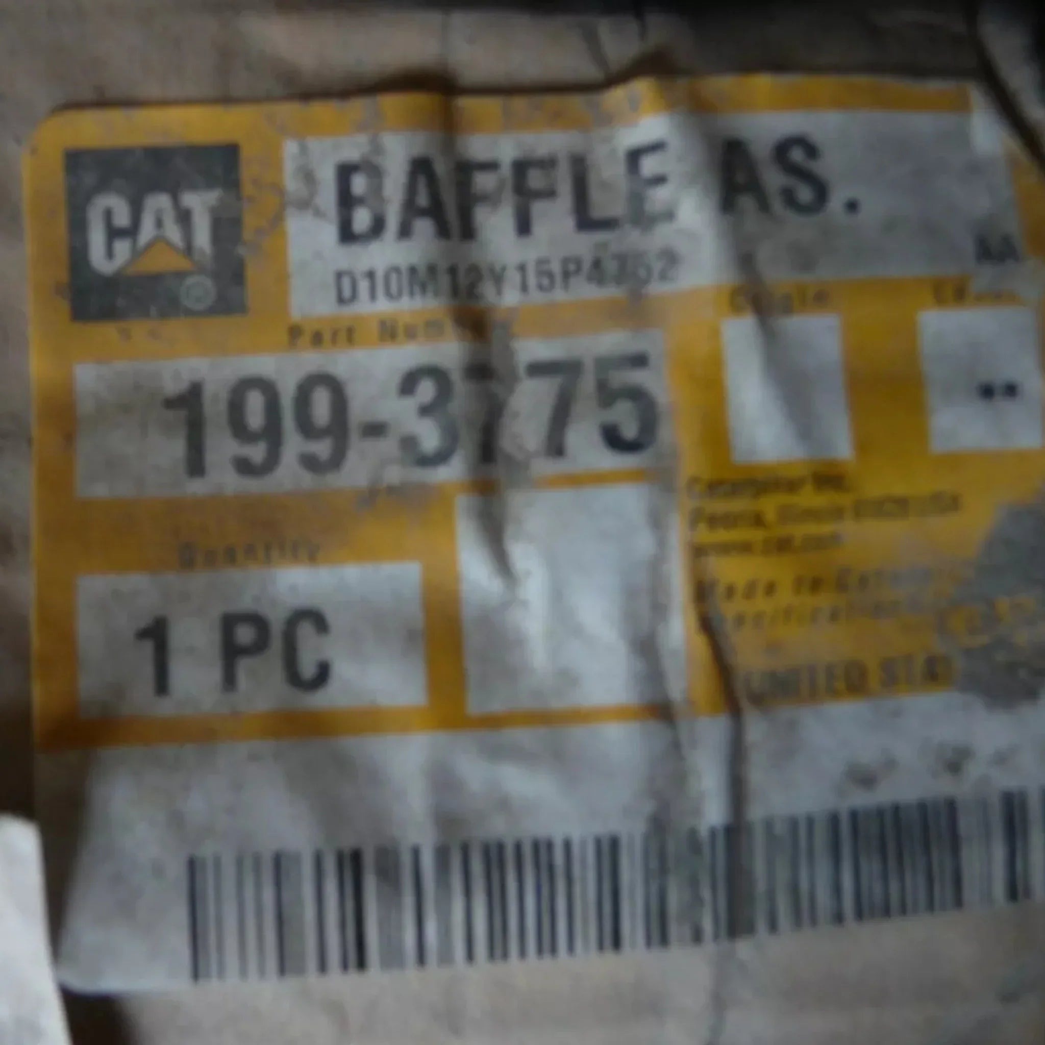 1993775 CAT Hydraulic Tank Baffle