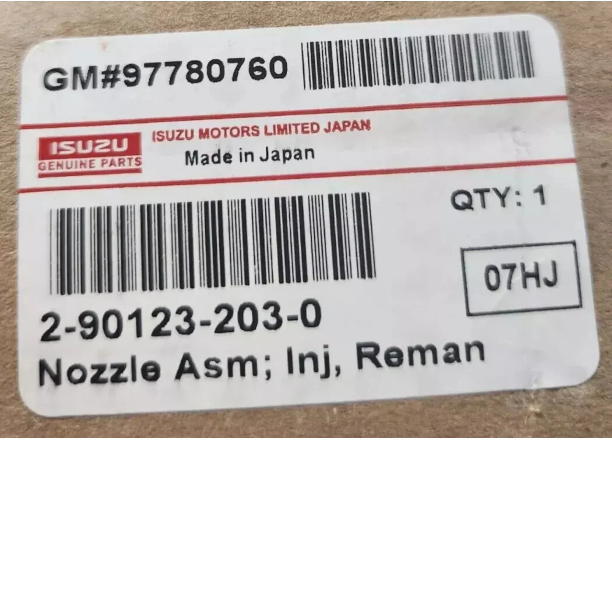 8-98281-611-1 Genuine Isuzu Fuel Injector Nozzle