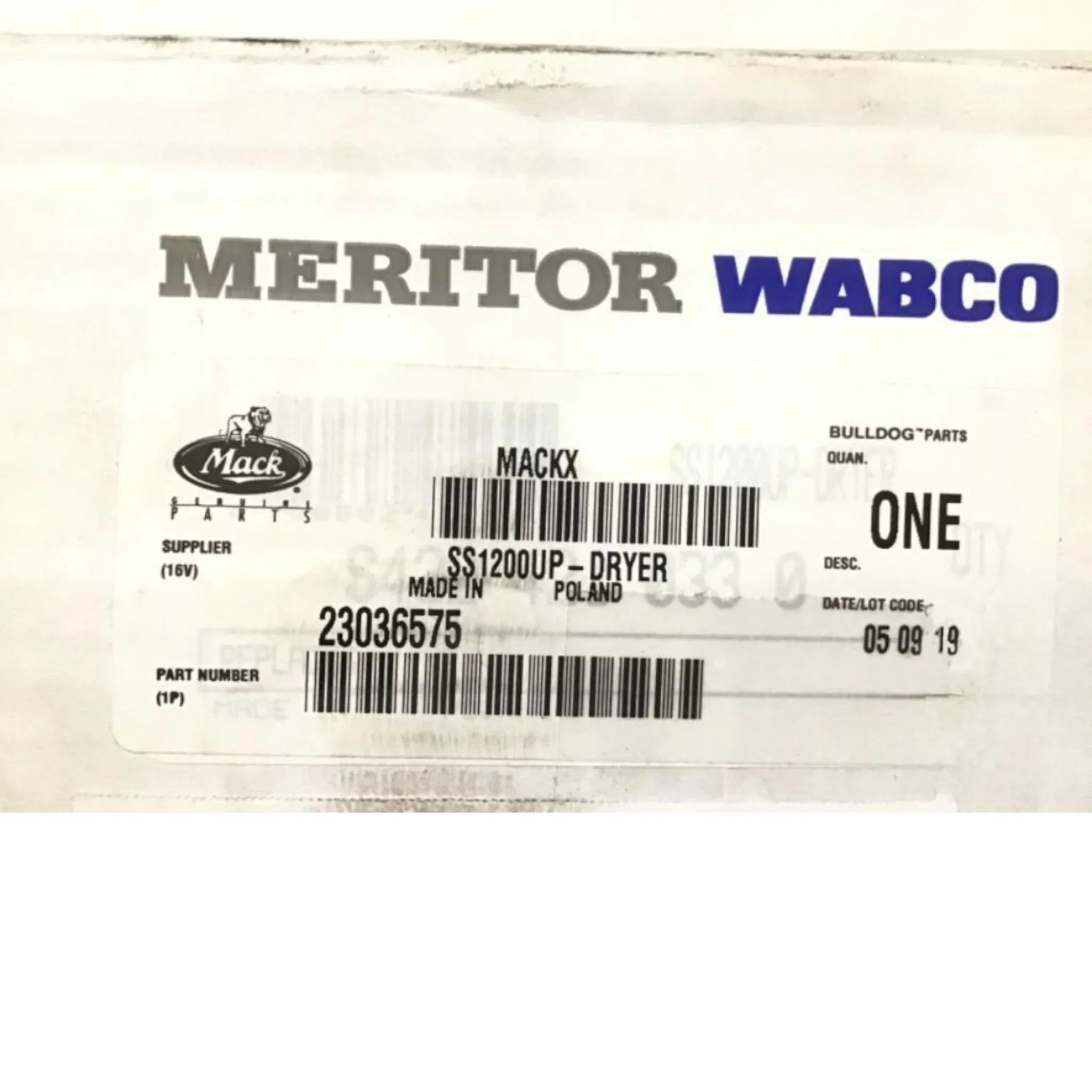 23036575 Genuine Volvo Air Dryer - Truck To Trailer