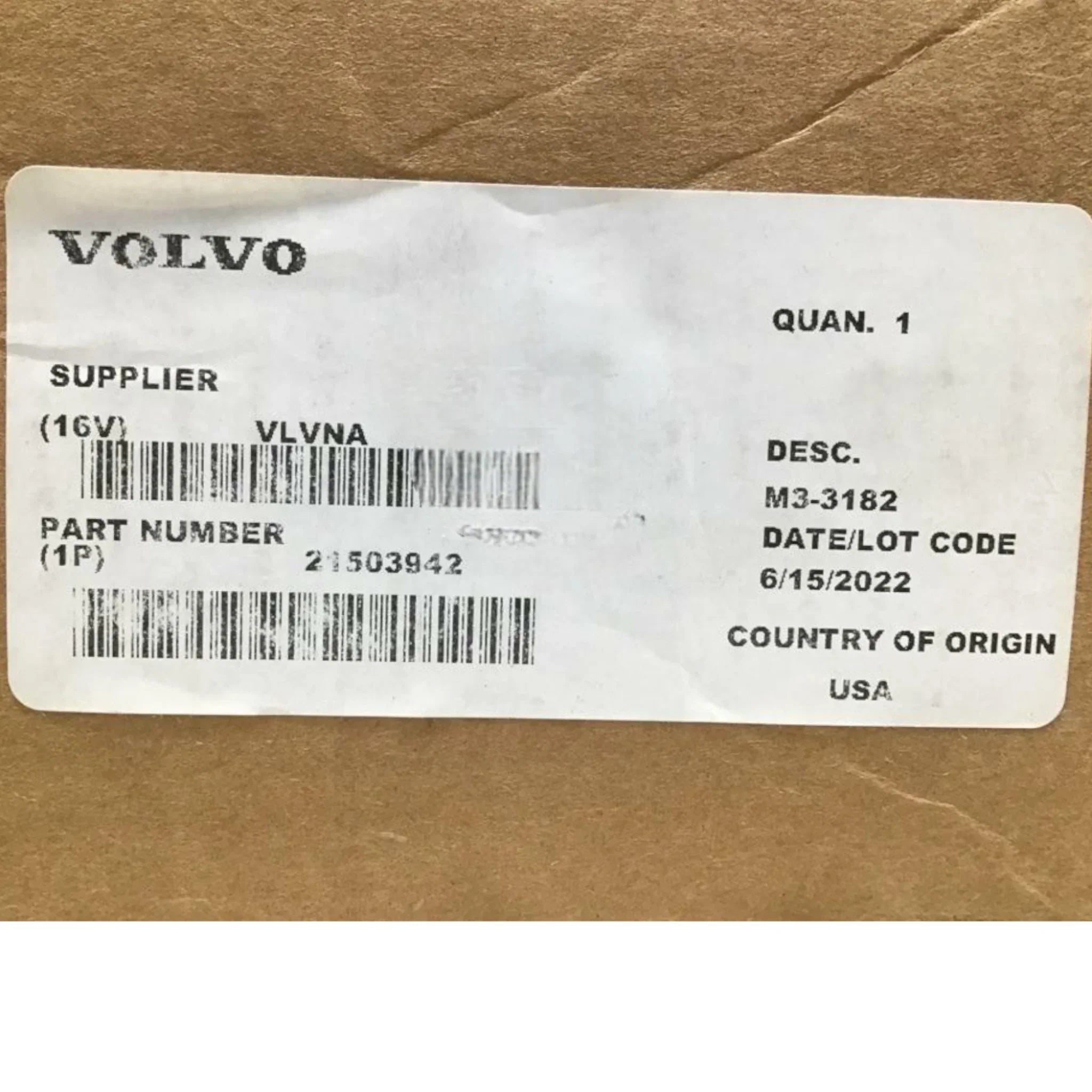 21503942 Genuine Mack Injector - Truck To Trailer