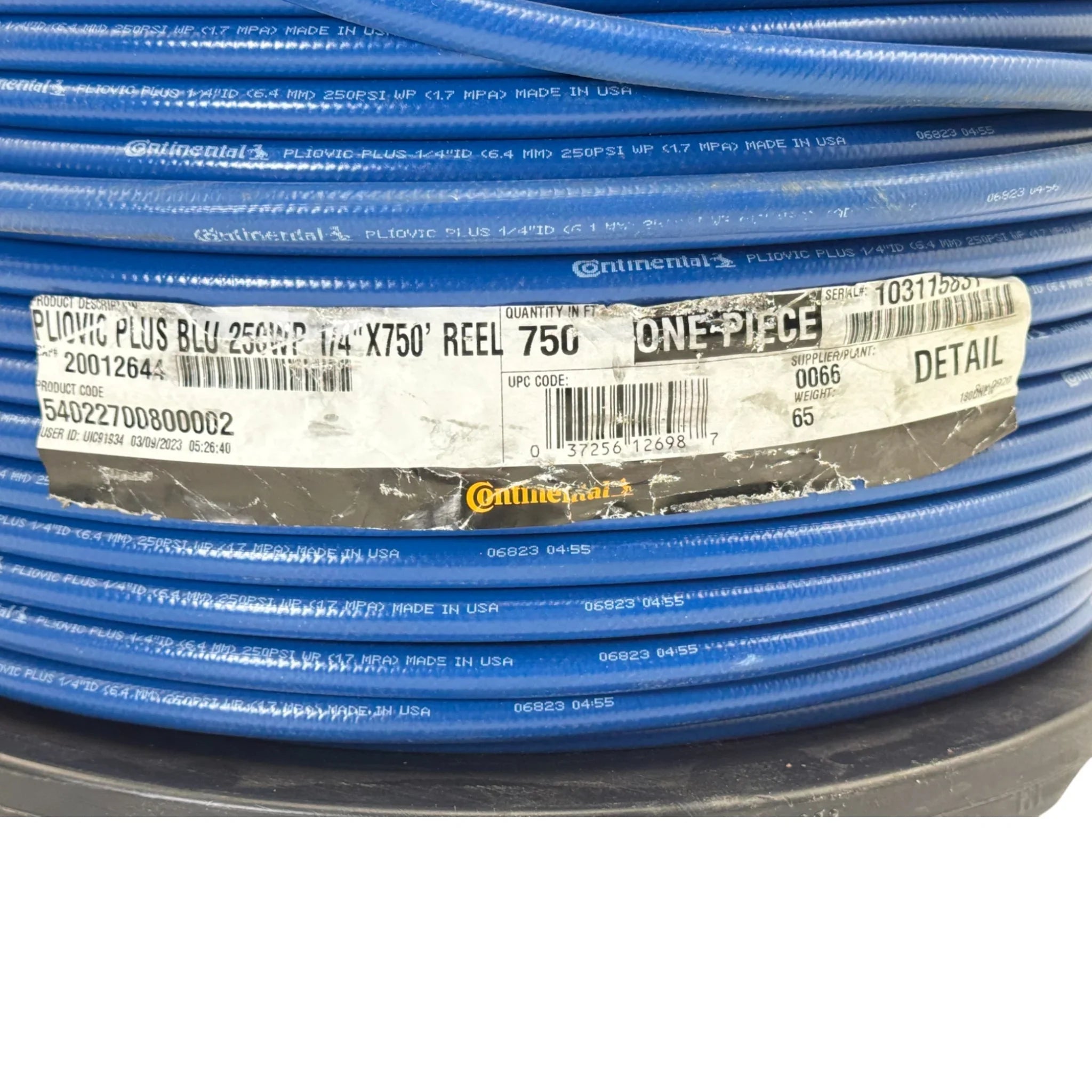 20012644 Genuine Continental Multipurpose House 250PSI 1/4 X750