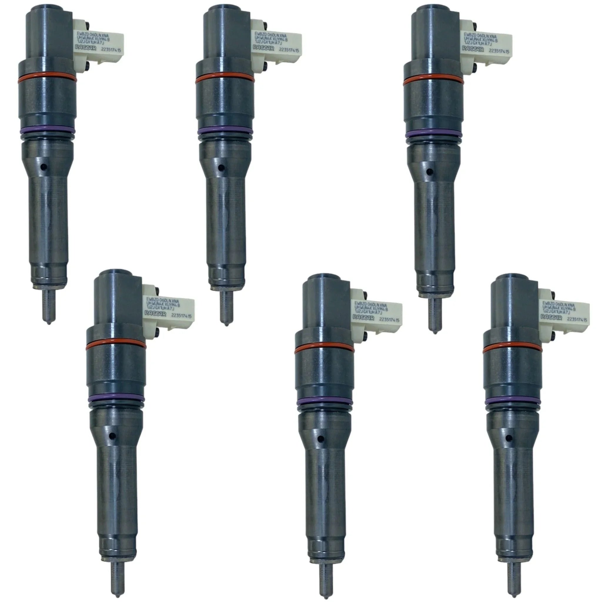 2005596 Genuine Paccar Fuel Injector Set Of Six