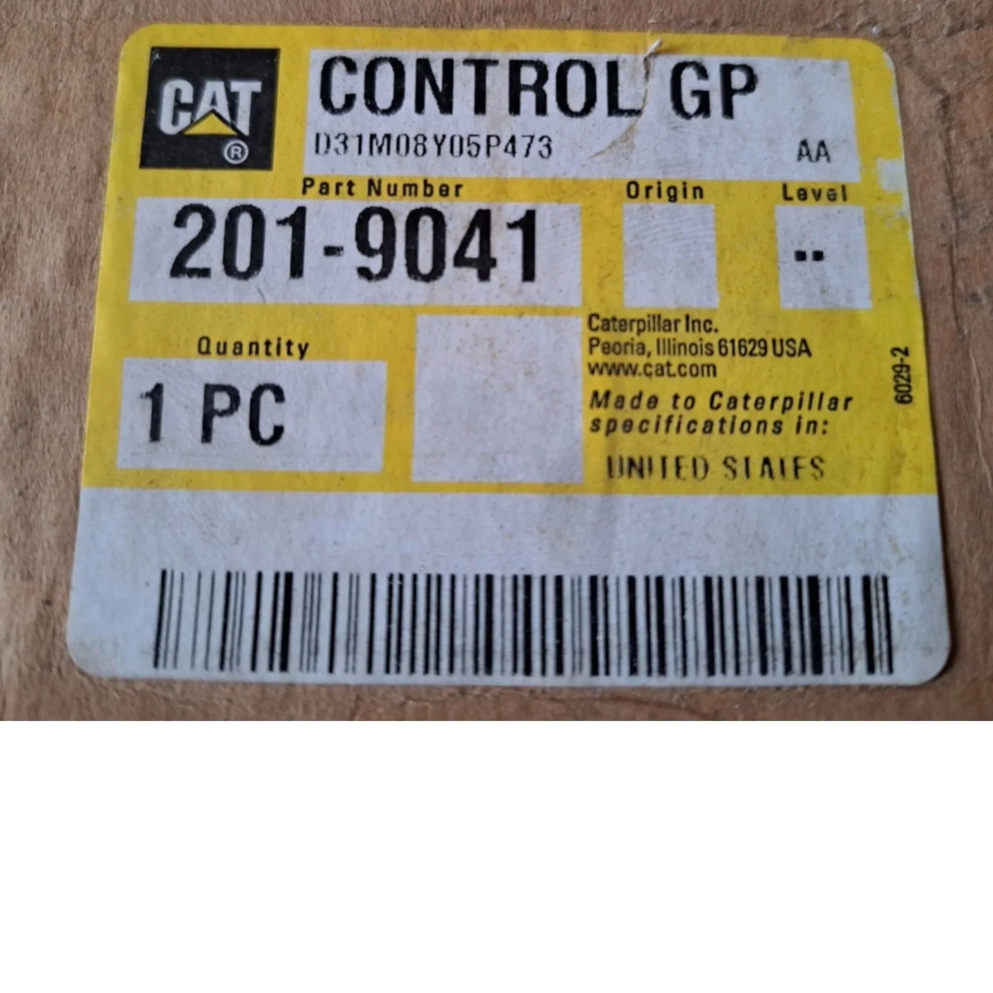 10R5640 CAT Control Gp