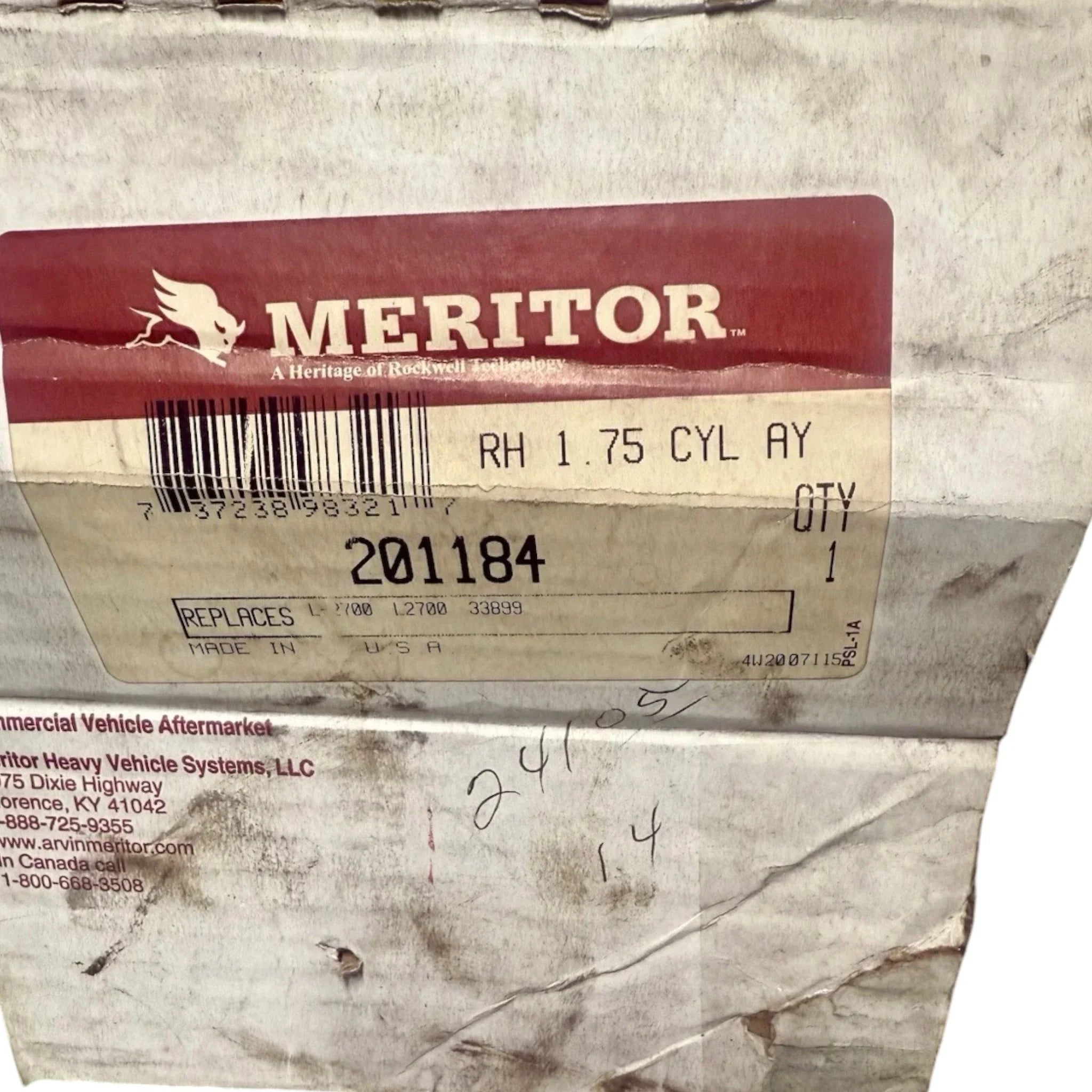 S475101390 Genuine Meritor Right Side Wheel Cylinder