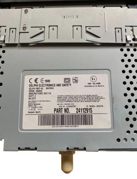 24112915 Genuine Paccar Bluetooth Radio AM FM