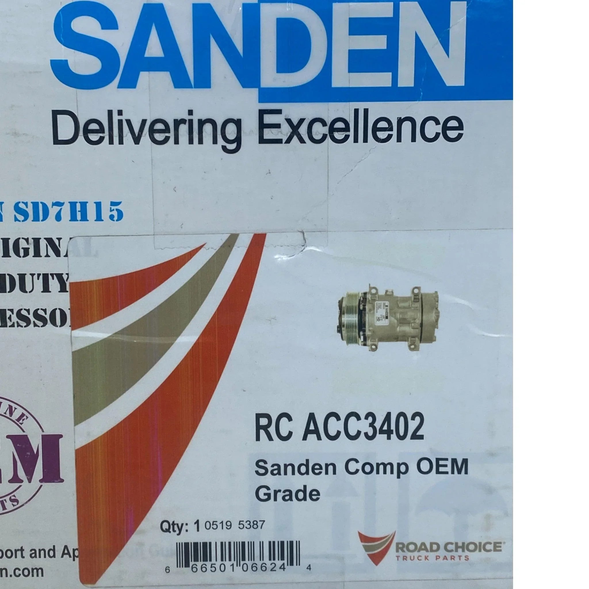 20501069 Genuine Sanden A/C Compressor For Volvo