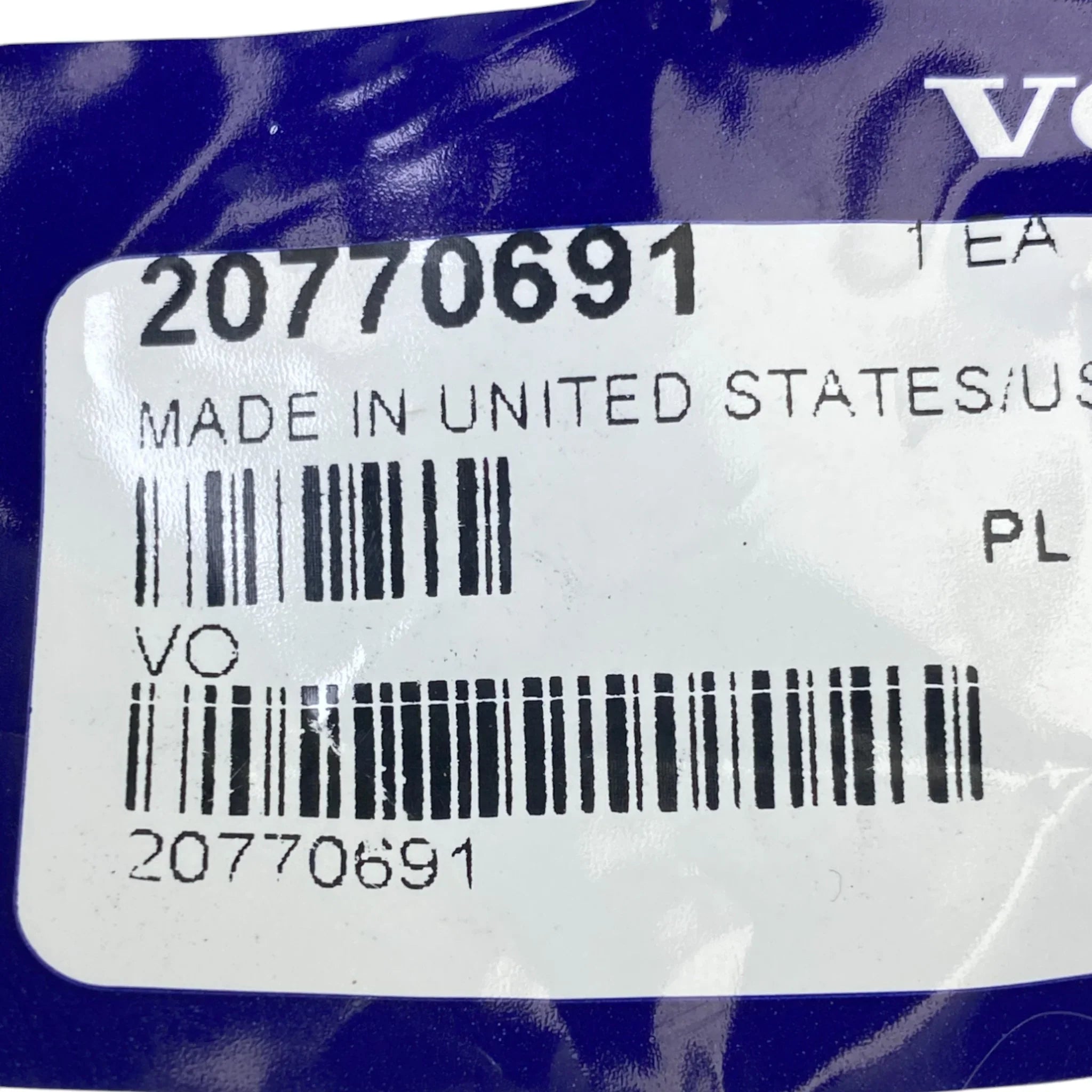 20770691 Genuine Volvo Fuel Tank Cap