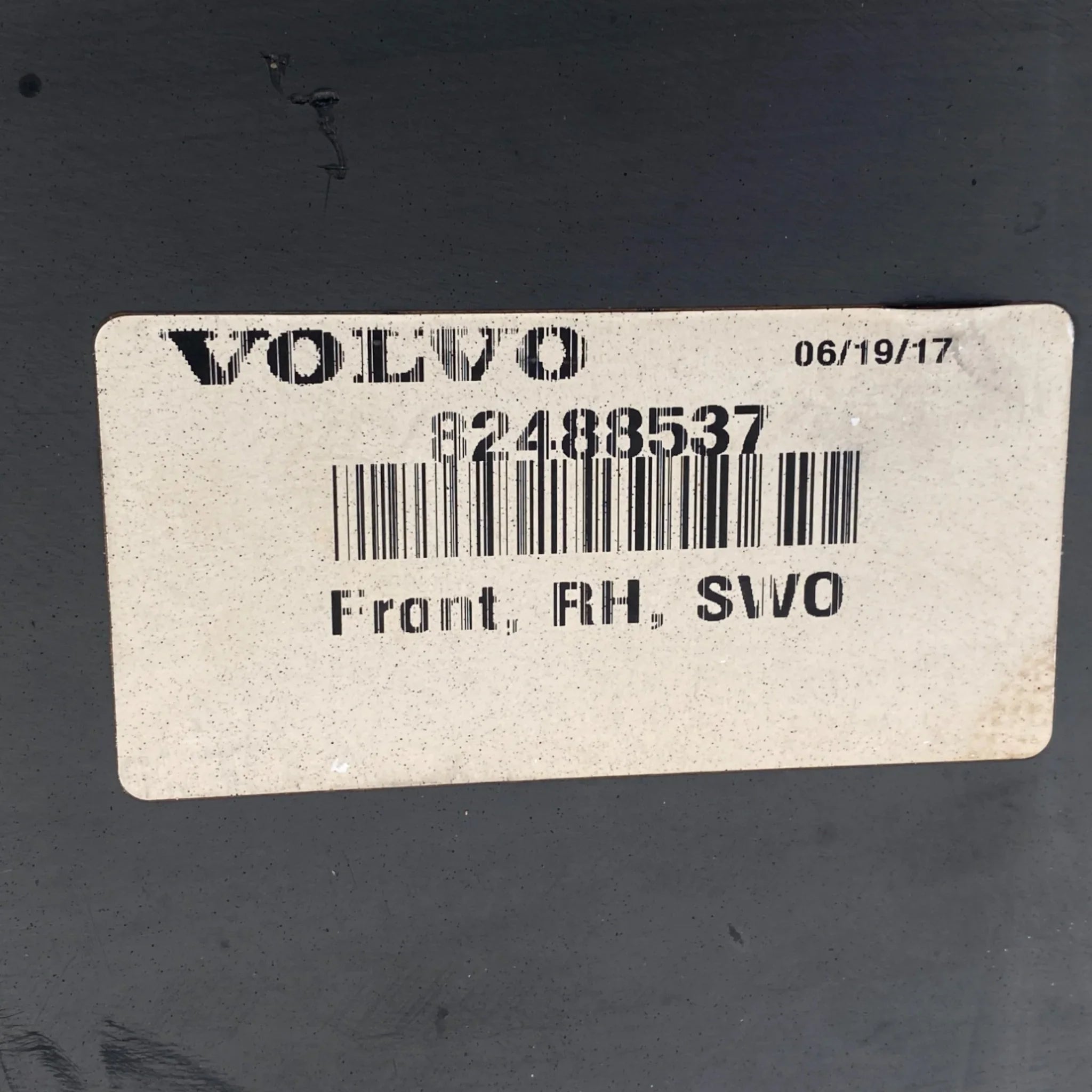 20849846 Genuine Volvo Front Right Chassis Fairing