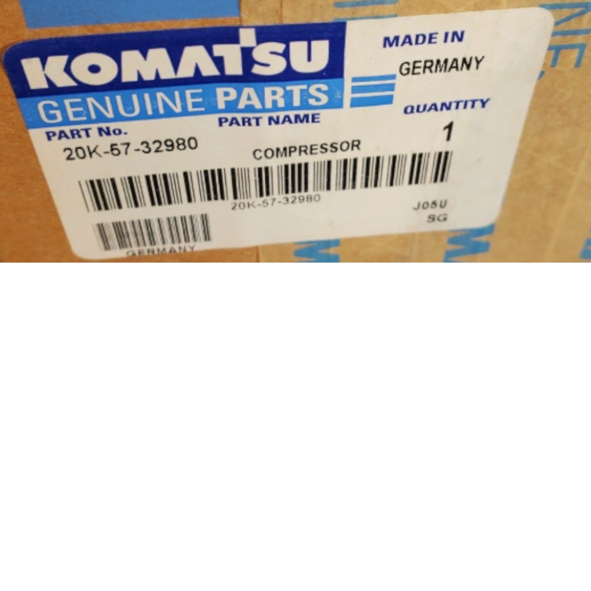 20K-57-32980 Komatsu Compressor