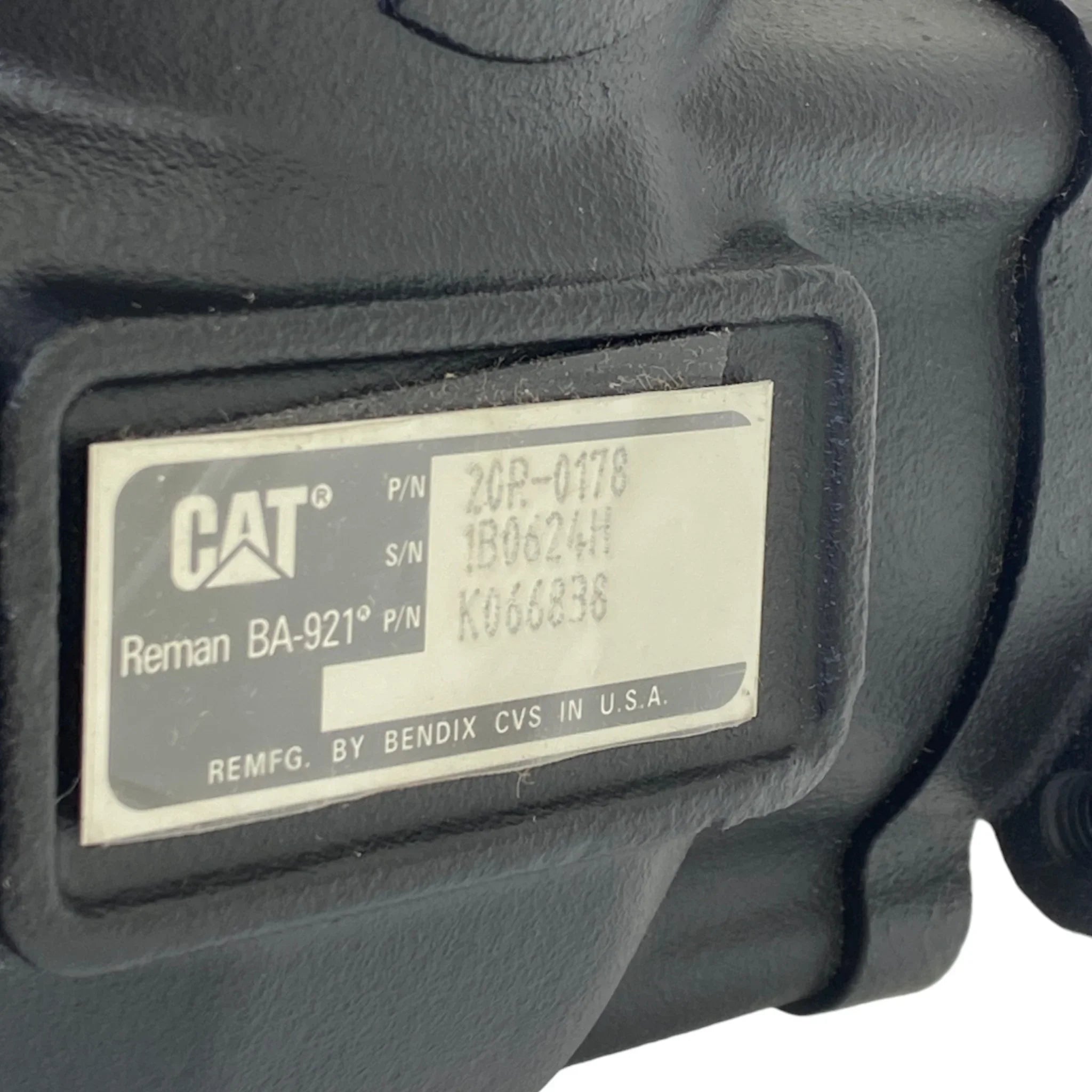 20R-0178 Genuine Caterpillar Air Brake Compressor BA-921