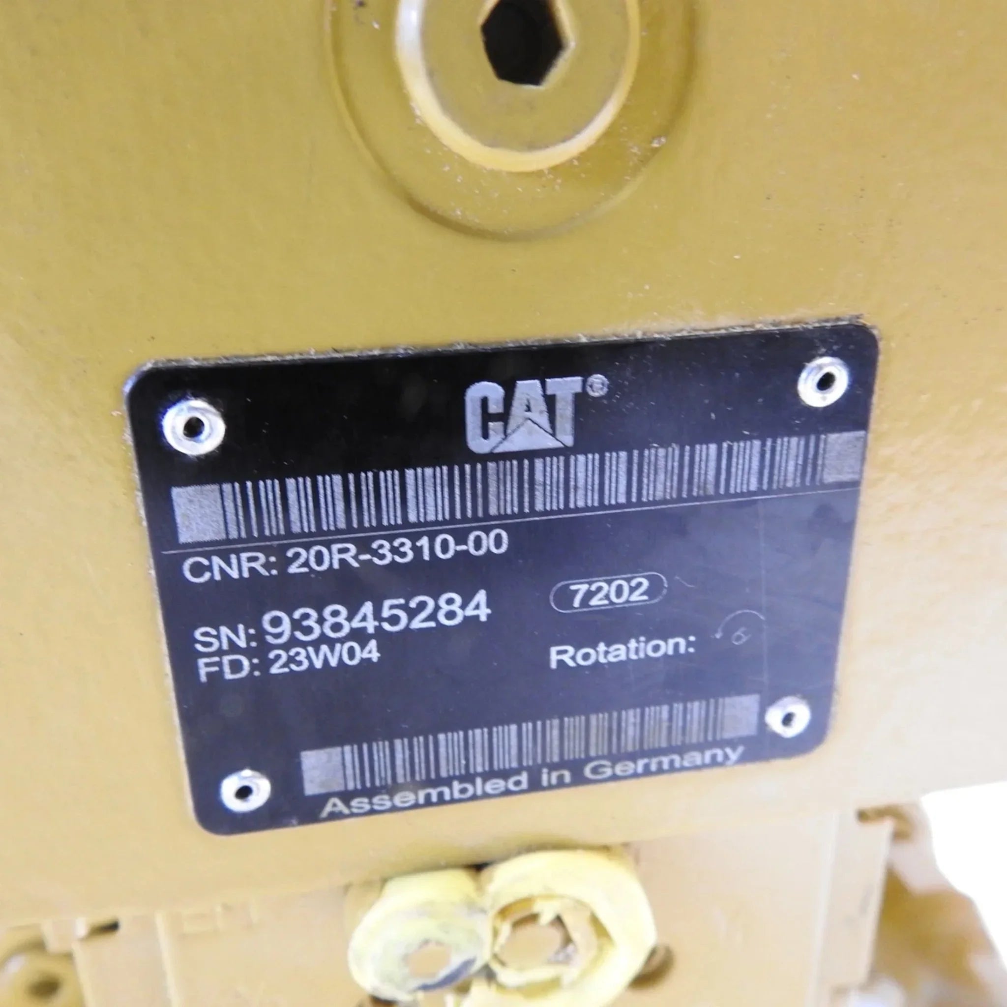 20R3310 CAT Pump GP PS