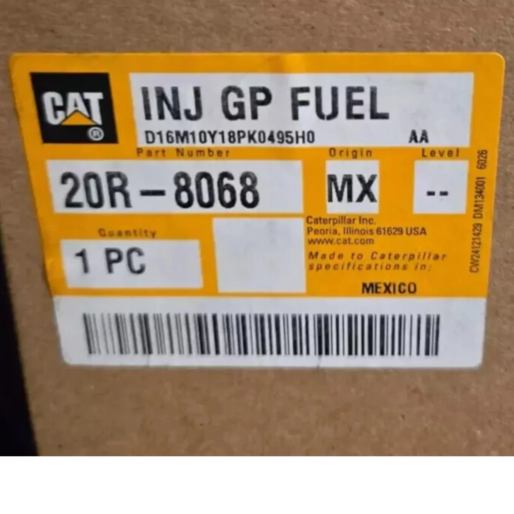 20R-8068 Genuine Cat Fuel Injector (Set Of 6)