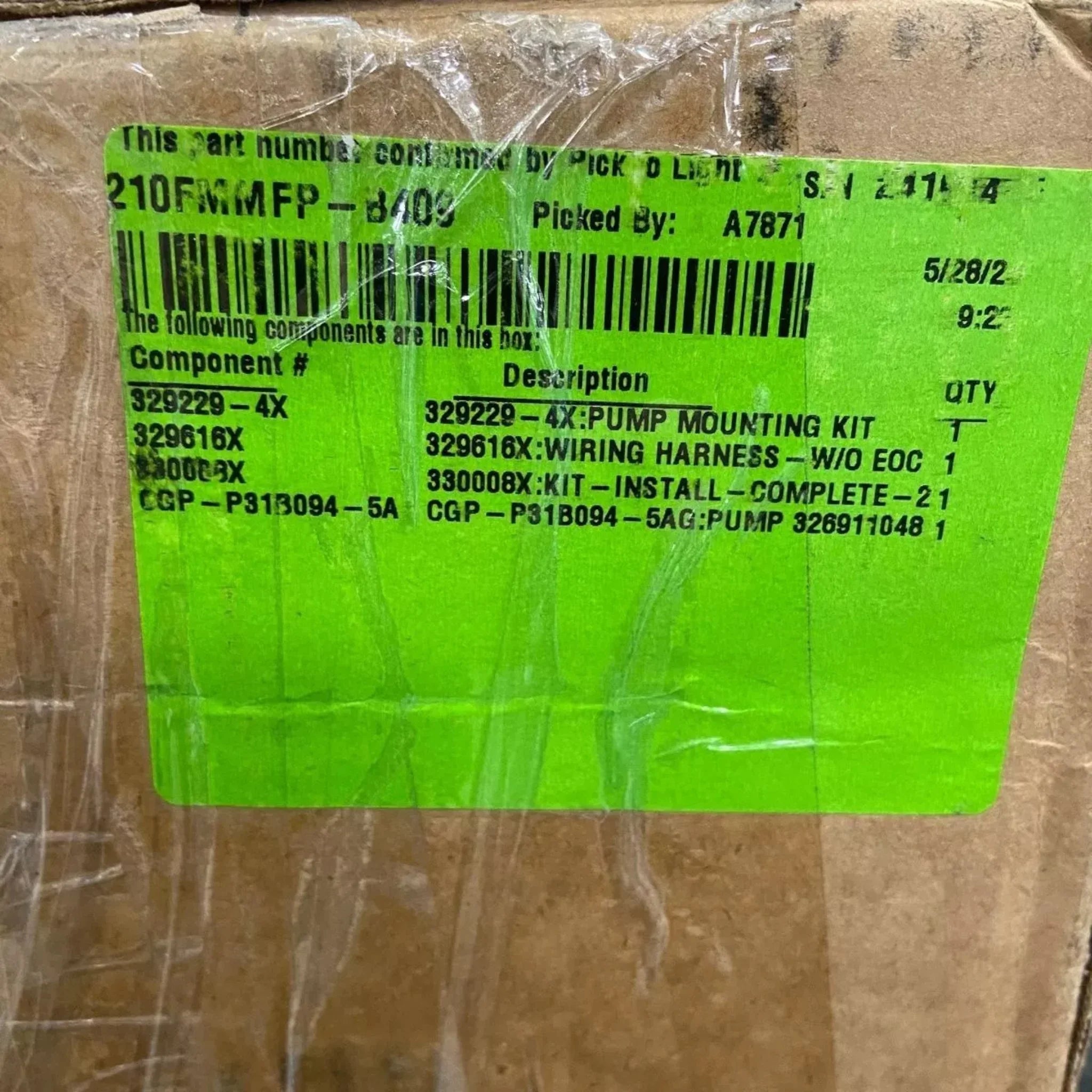 210FMMFP-B409 Chelsea Power Take Off Assembly