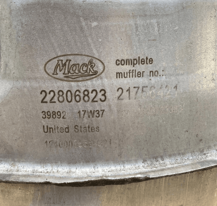 21212405 Oem Mack Muffler Assembly For Mack Mp8 Volvo - ADVANCED TRUCK PARTS