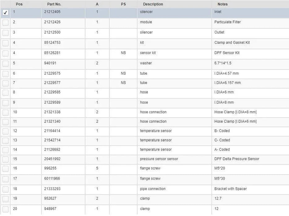 21229575 Oem Mack Muffler Assembly For Mack Mp8 Volvo
