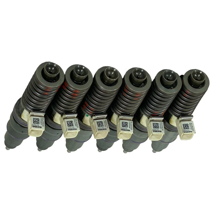 21246331 Genuine Volvo Kit Injectors Set Of Six 6 For Mack Volvo D13F 13.0L