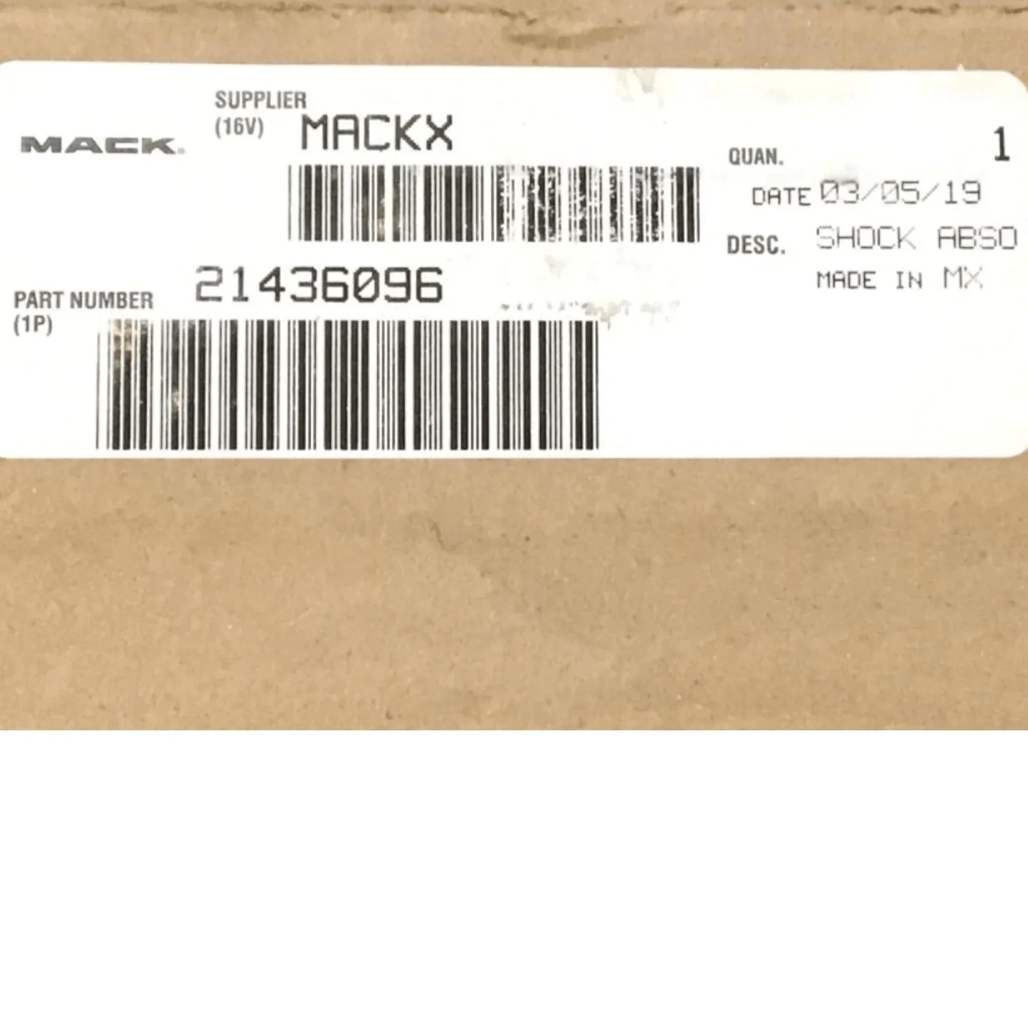 21436096 Genuine Volvo Shock Absorber - Truck To Trailer