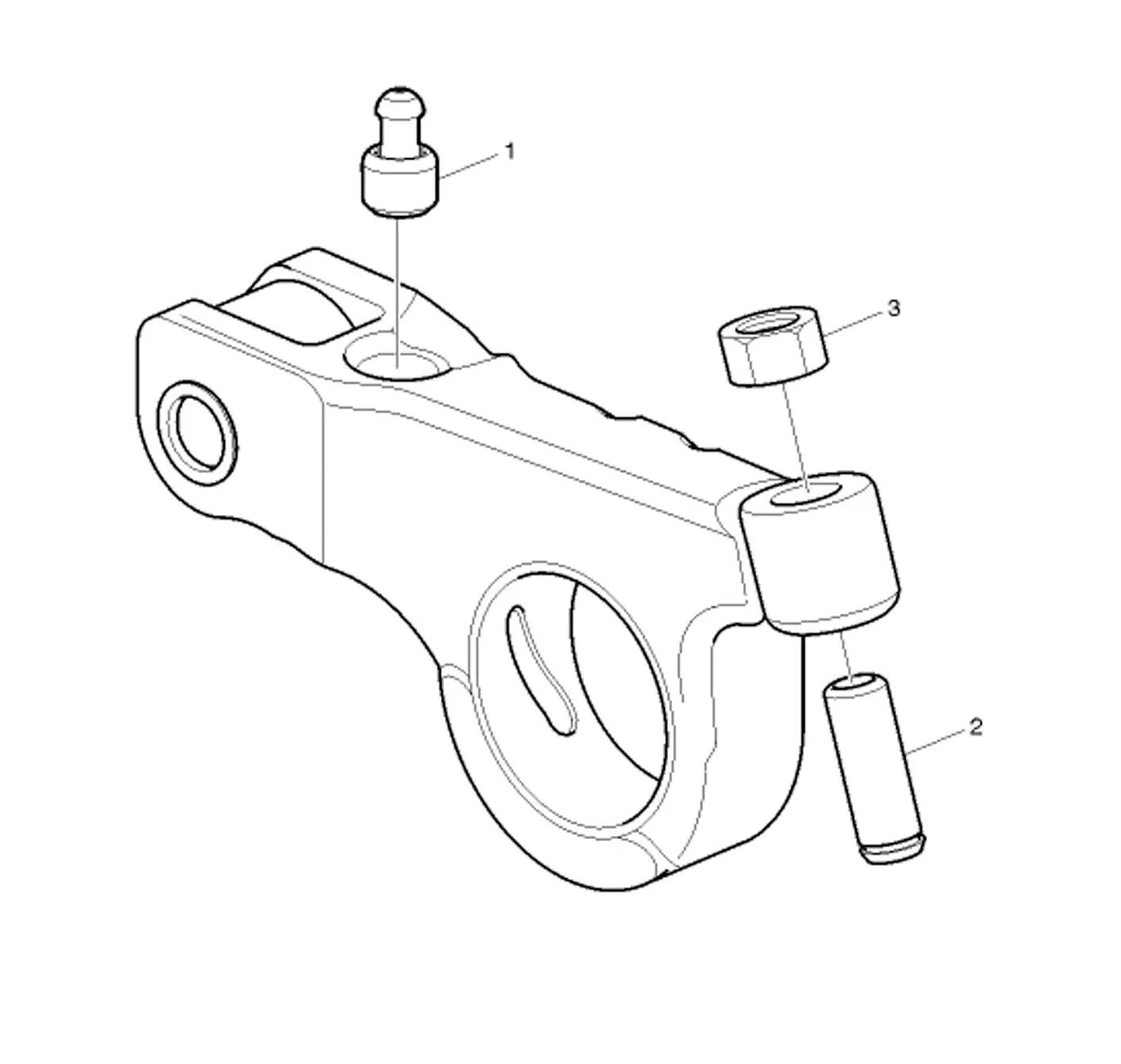 21822125 Genuine Volvo Rocker Arm - Truck To Trailer