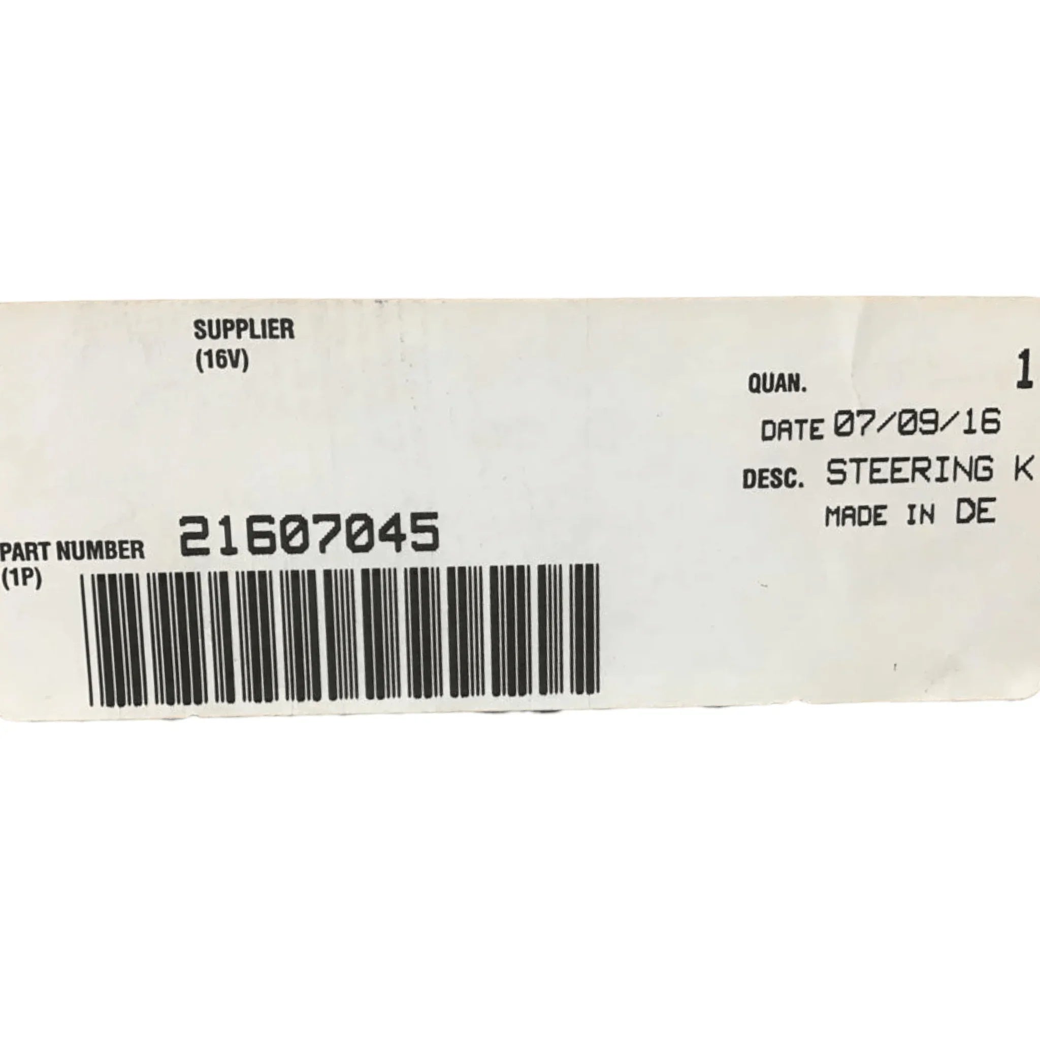 21607045 Genuine Volvo Steering Knuckle - Truck To Trailer