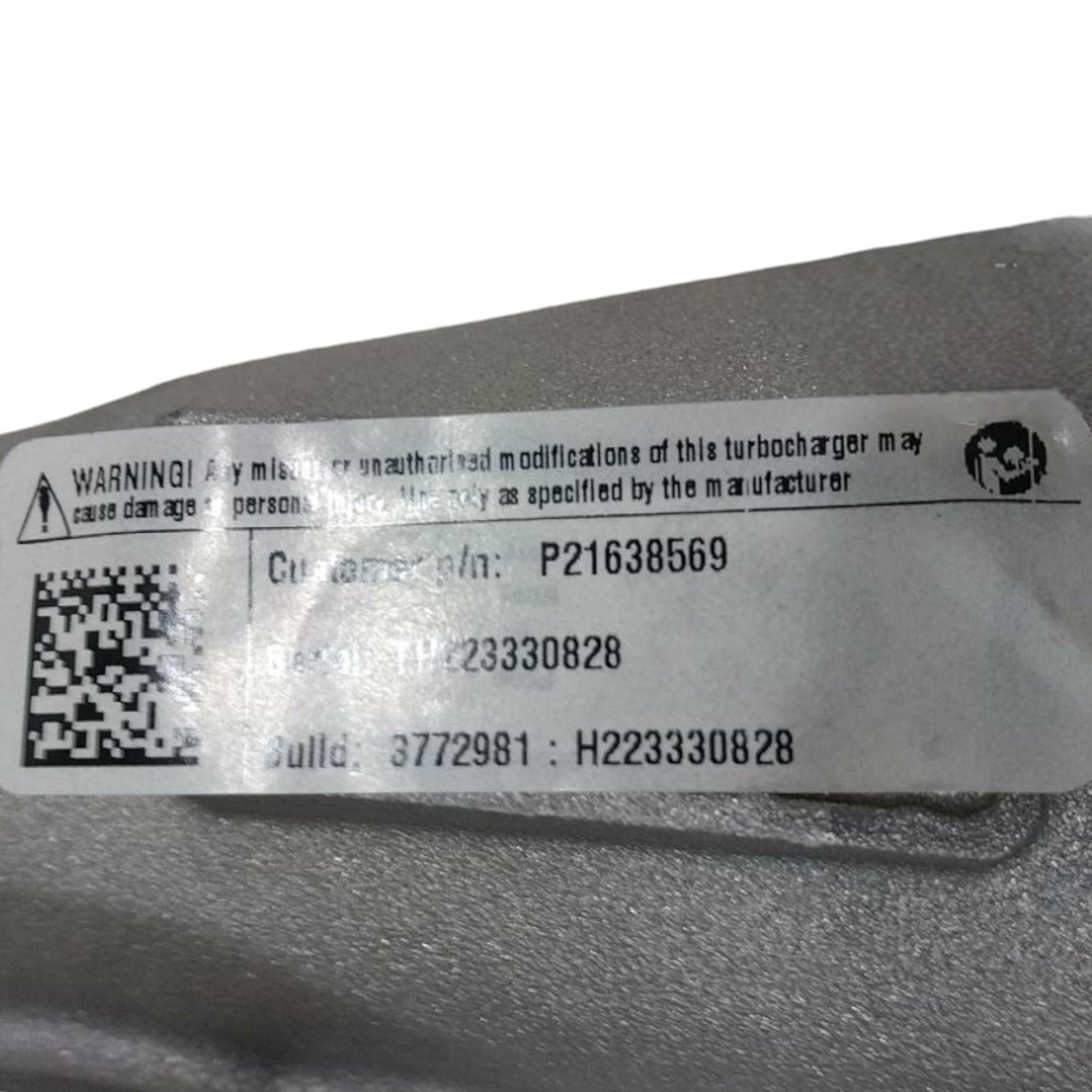 21638569 Genuine Mack Turbocharger