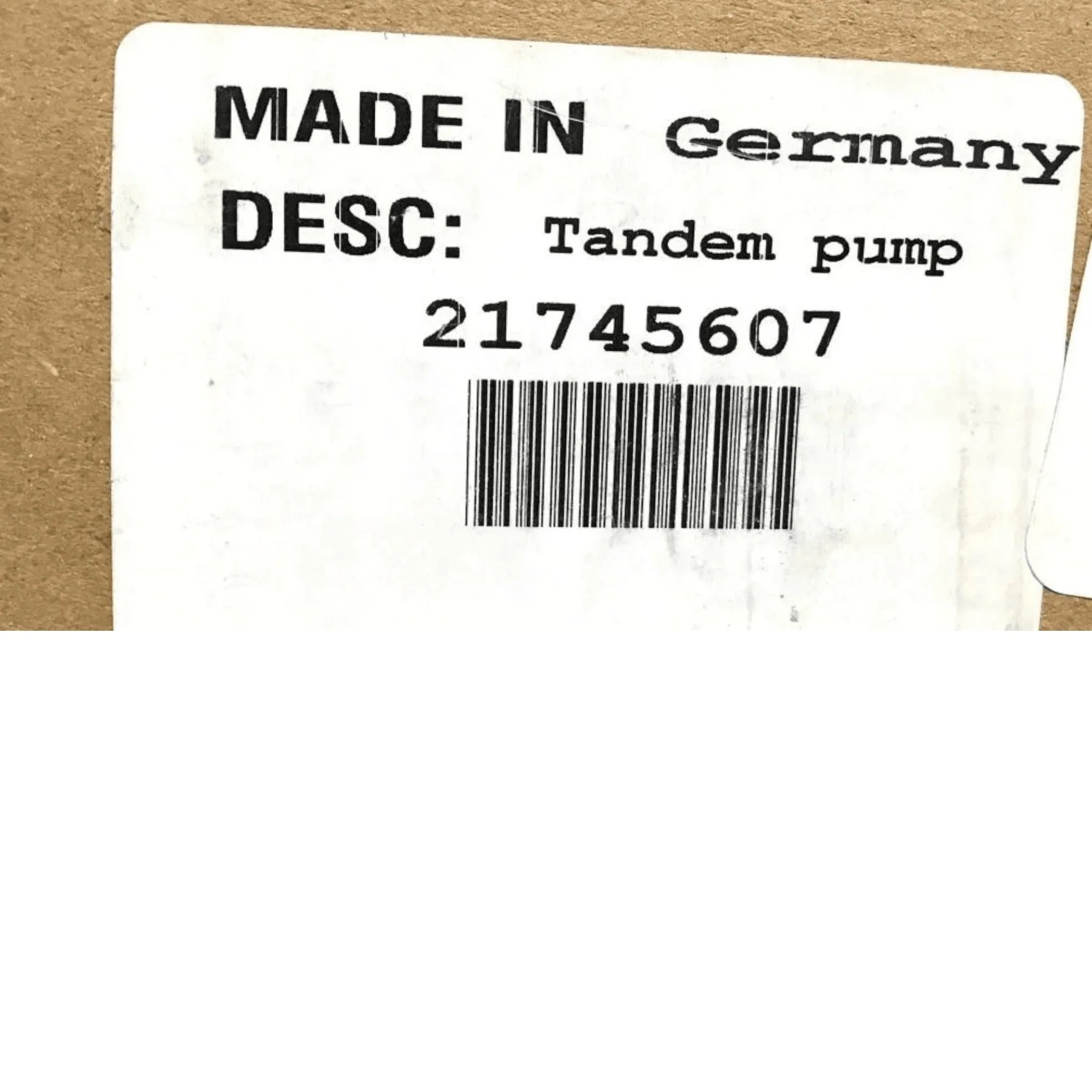 21745607 Genuine Mack Tandem Pump