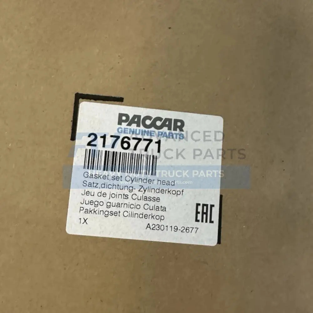2176771PE Genuine Paccar Cylinder Head Gasket Set