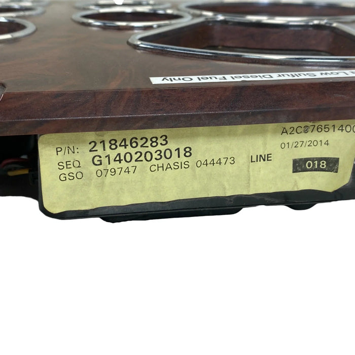 21846286 Genuine Mack Speedometer Instrument Cluster