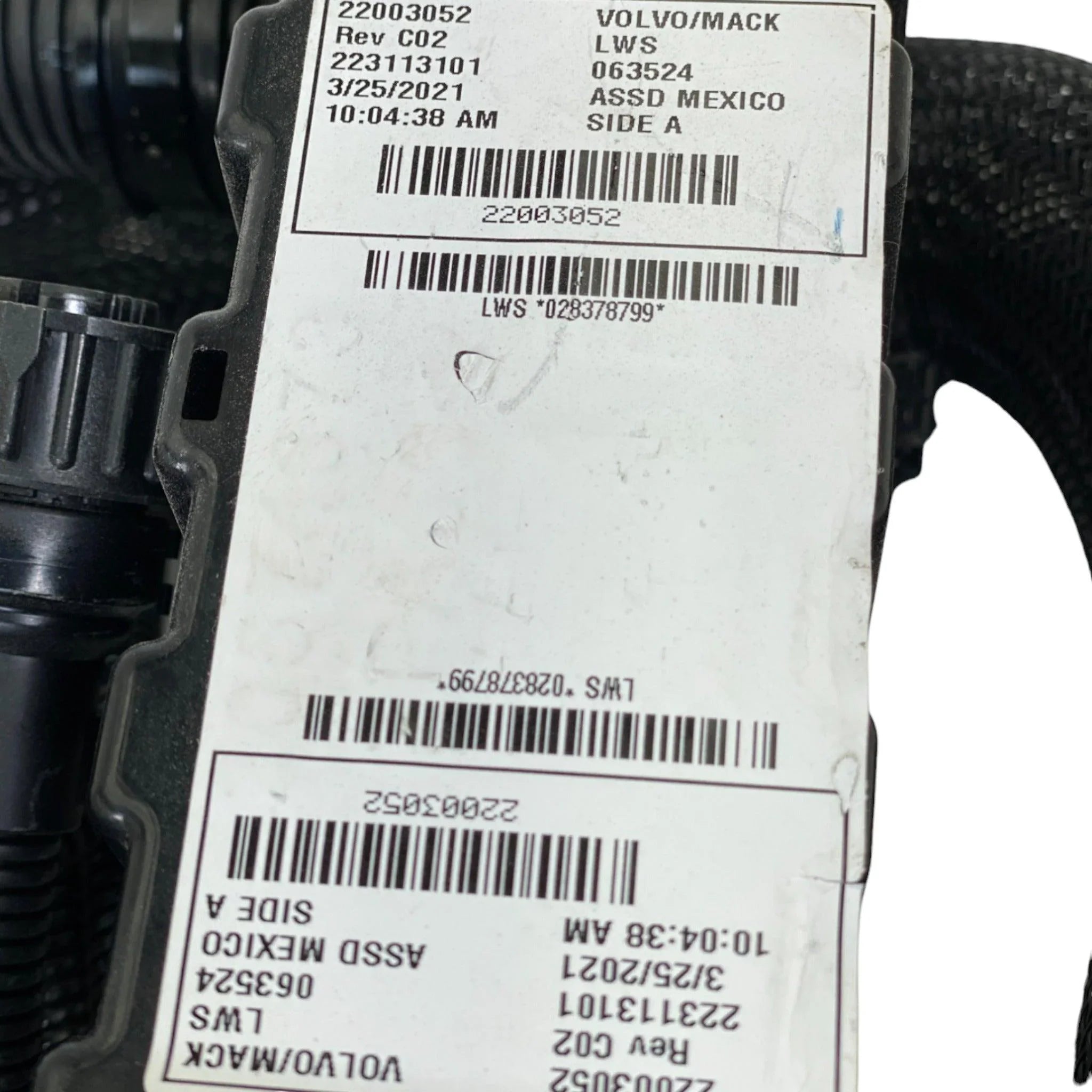 22003052 Oem Volvo Wiring Harness For Volvo D13 Mack Mp8