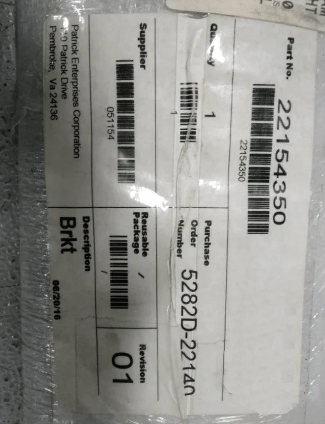 22154350 Genuine Mack Bracket - Truck To Trailer