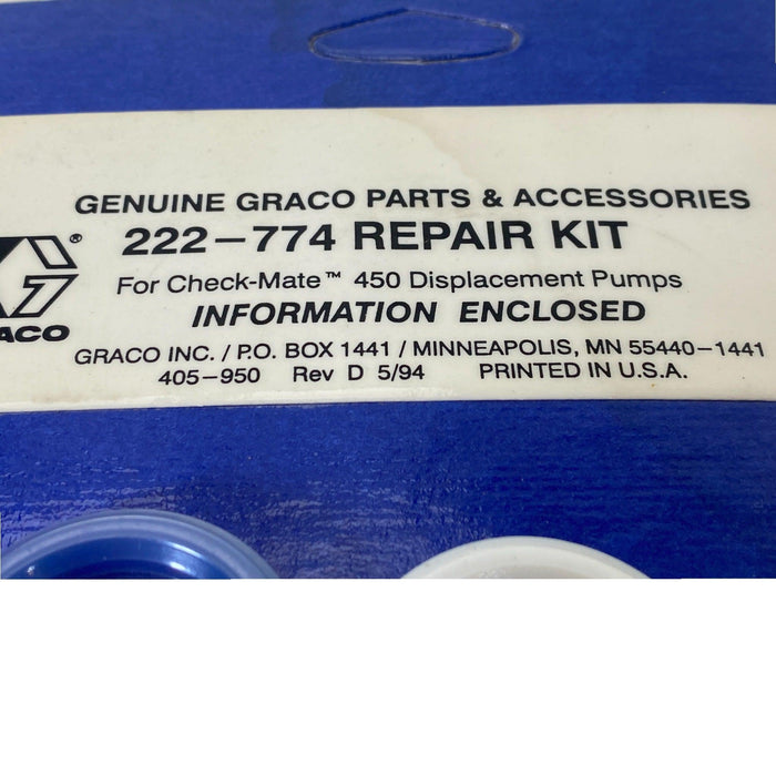 222-774 Genuine Graco Pump Seal Repair Kit - ADVANCED TRUCK PARTS