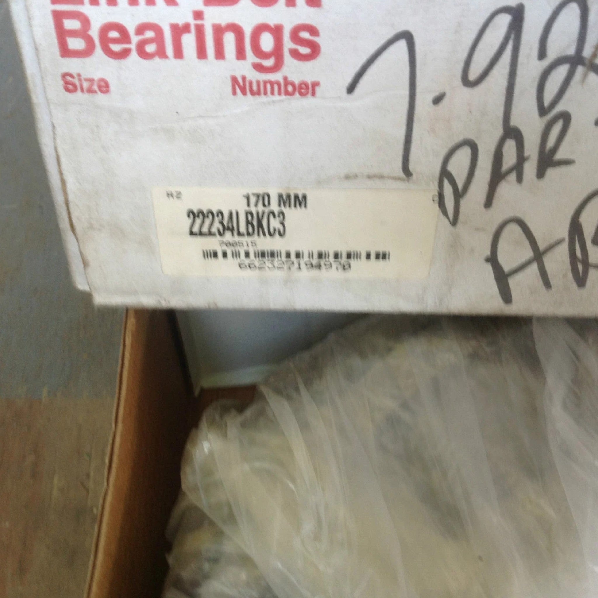 22234LBKC3 Genuine Link Belt Spherical Roller Bearing