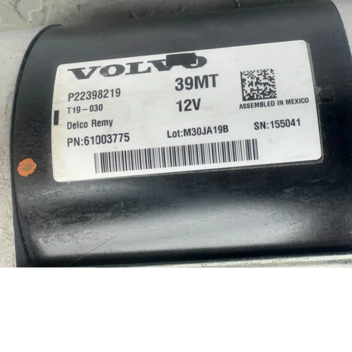 22398219 Genuine Volvo Starter Motor 39MT