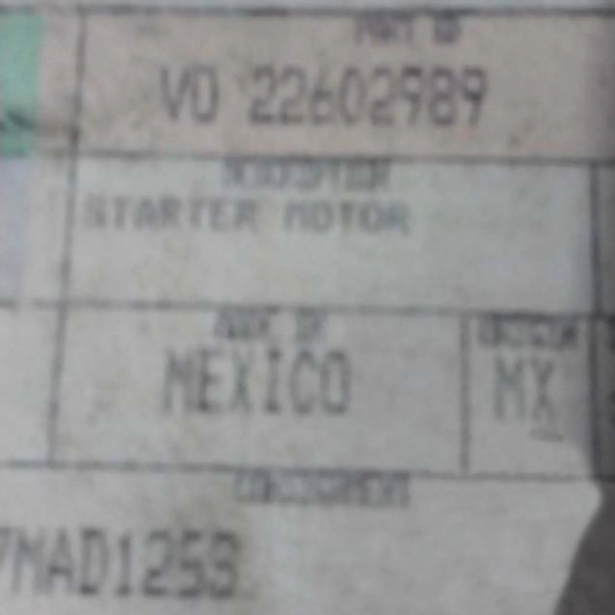 22602989 Genuine Mack Starter Motor - Truck To Trailer