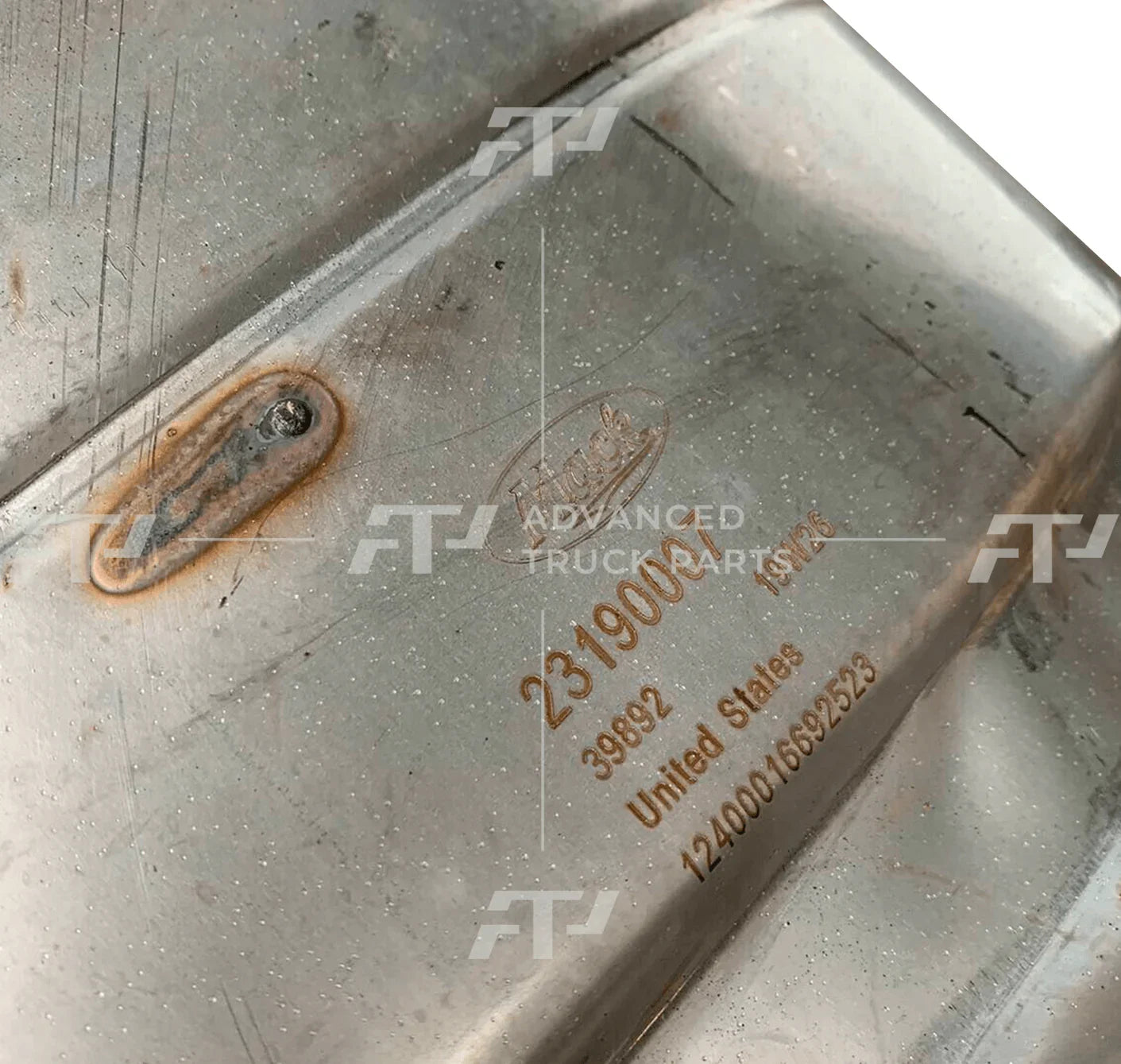 23190007 Genuine Mack Catalytic Muffler