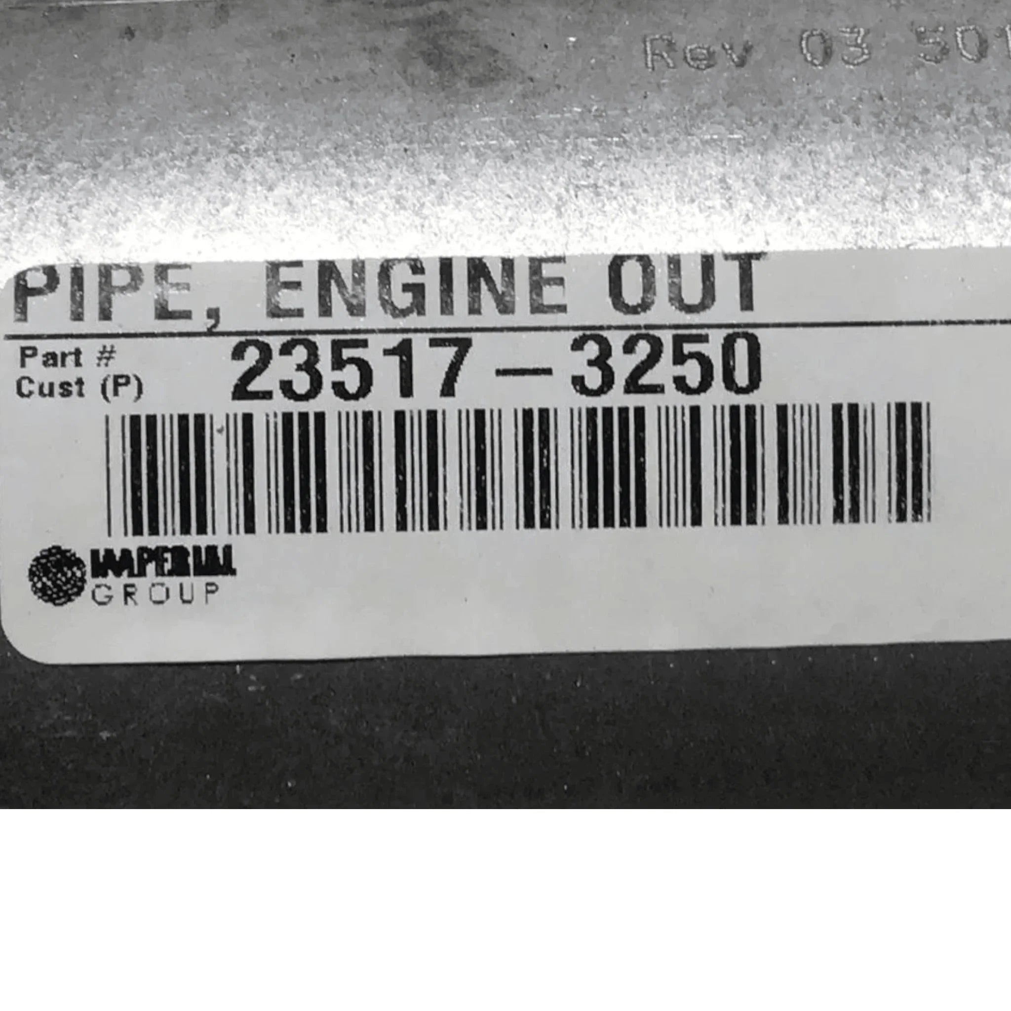 23517-3250 Genuine Volvo Pipe - Truck To Trailer