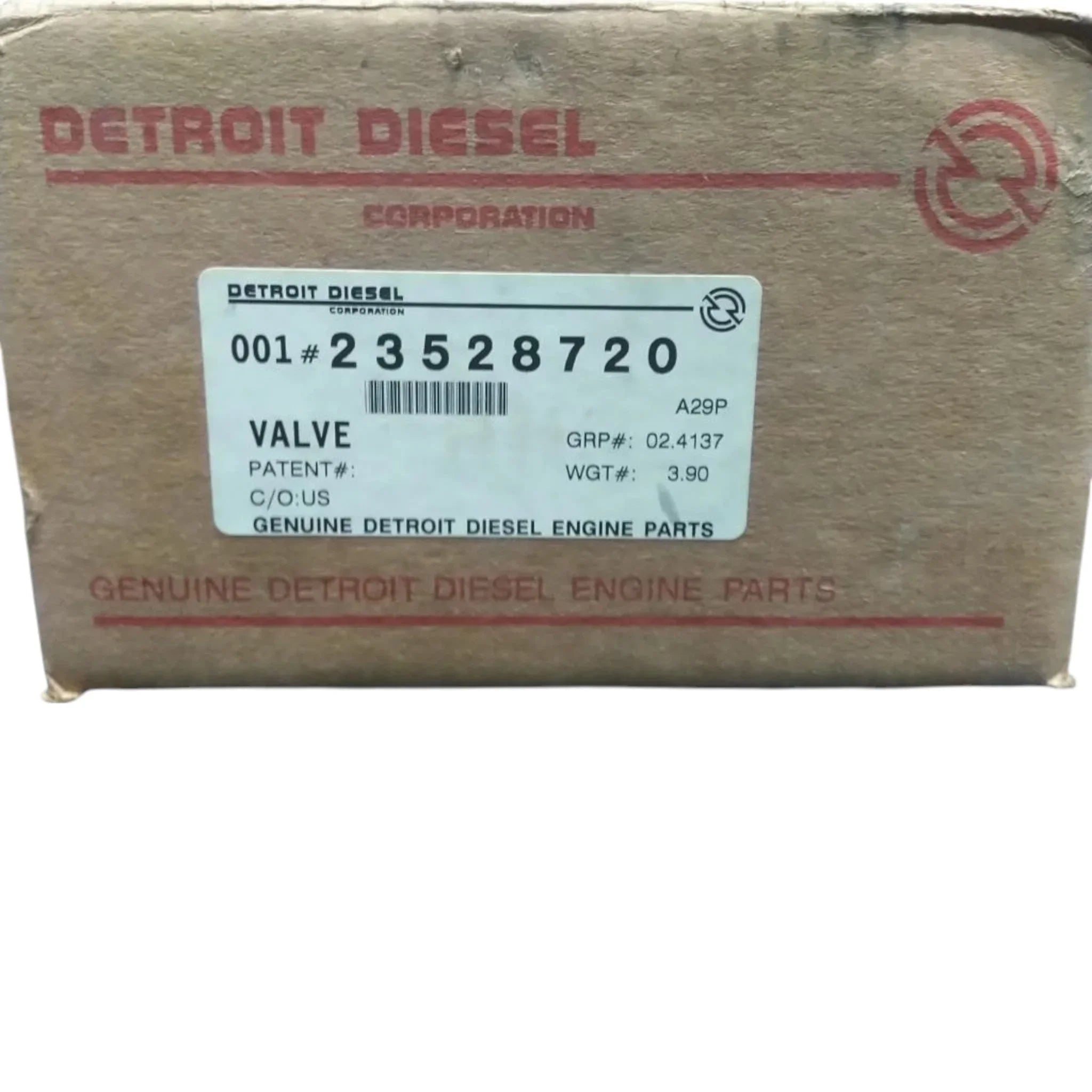 DDE E23528720 Genuine Detroit Diesel Control Valve