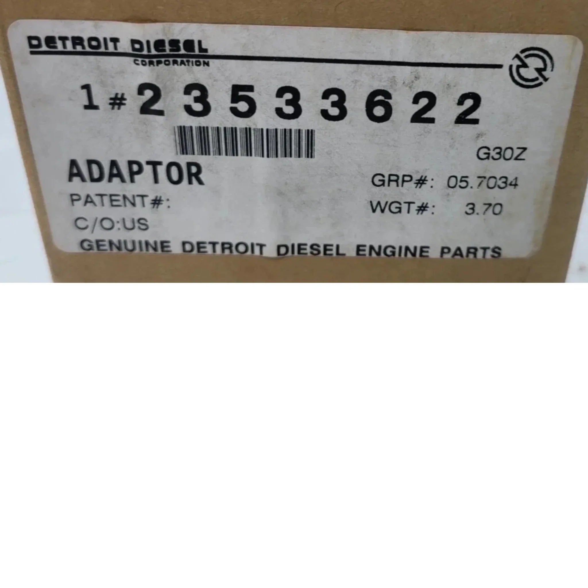 23518205 Genuine Detroit Diesel Adaptor