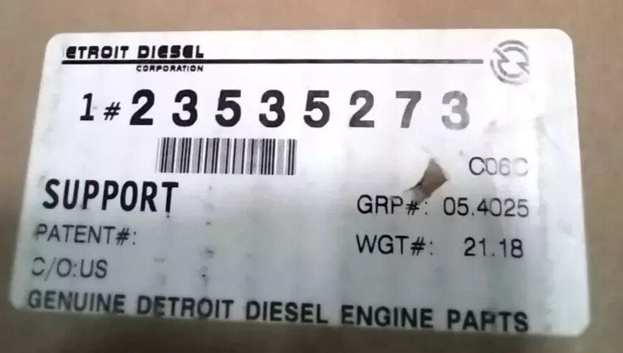 23527179 Genuine Detroit Diesel Support