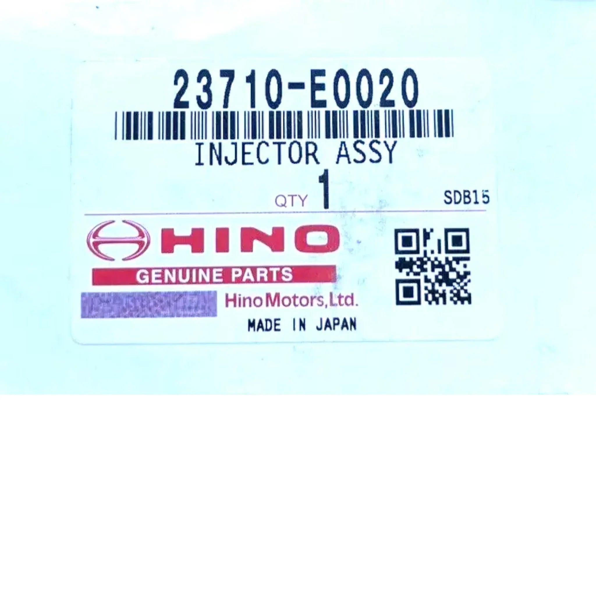 23710-E0020 Genuine Hino Injector Assembly