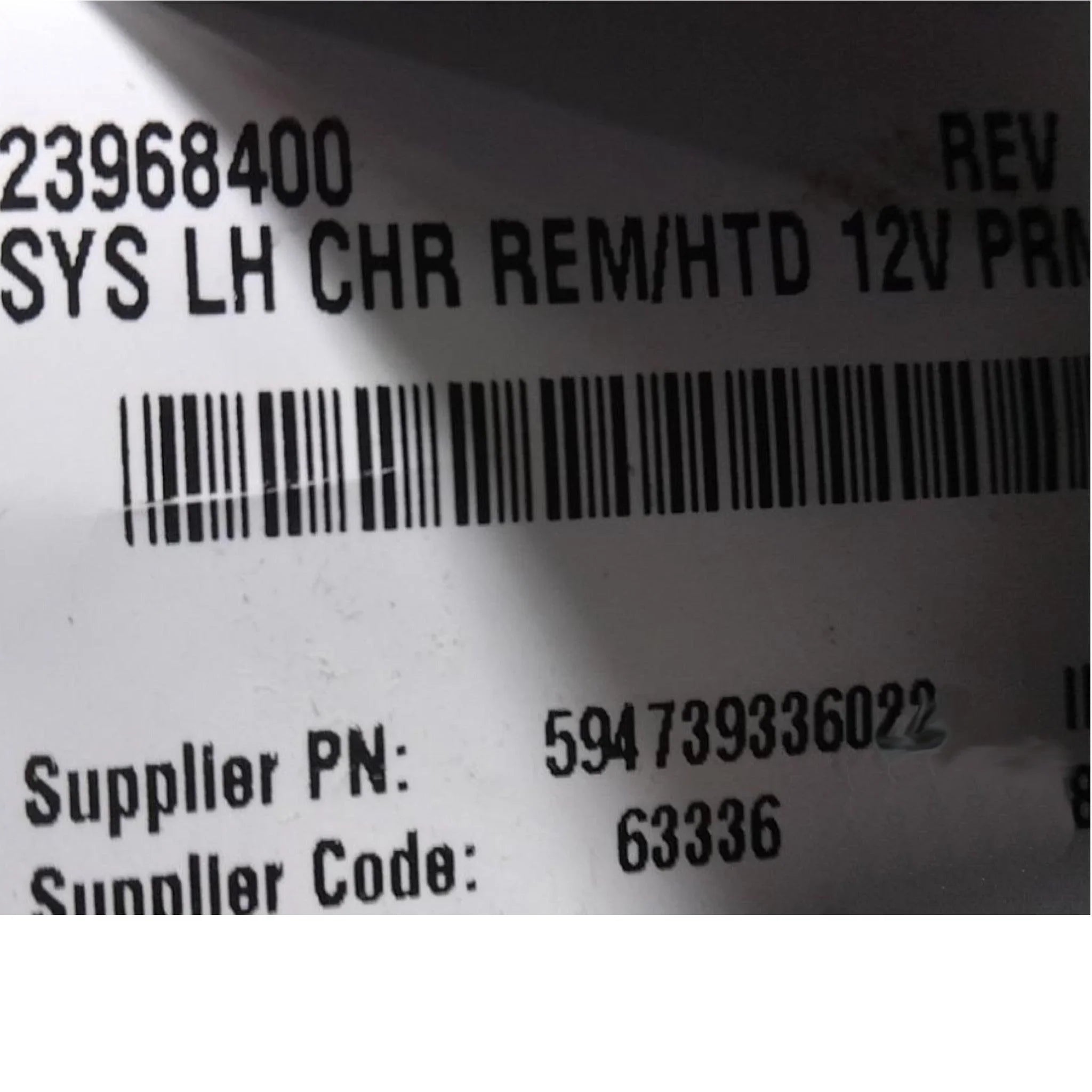23968400 Genuine Volvo Mirror - Truck To Trailer