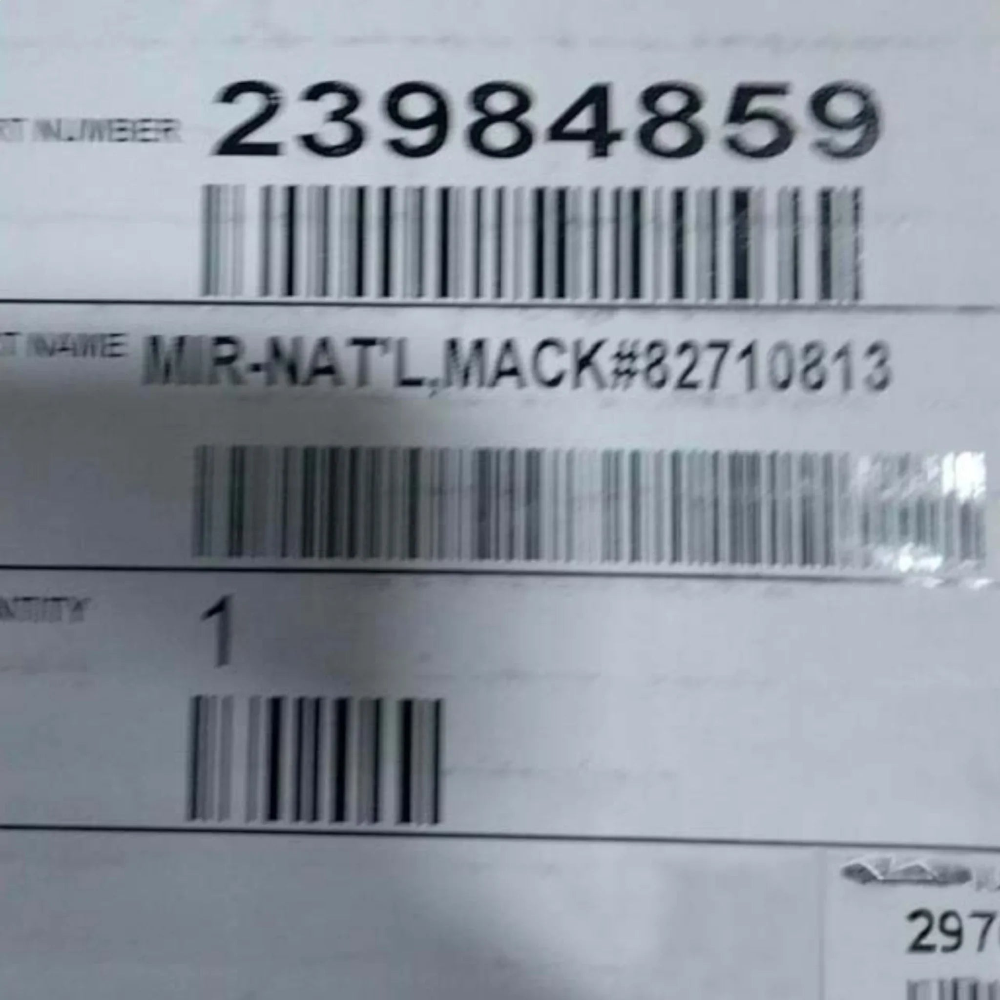 23984859 Genuine Mack Mirror - Truck To Trailer
