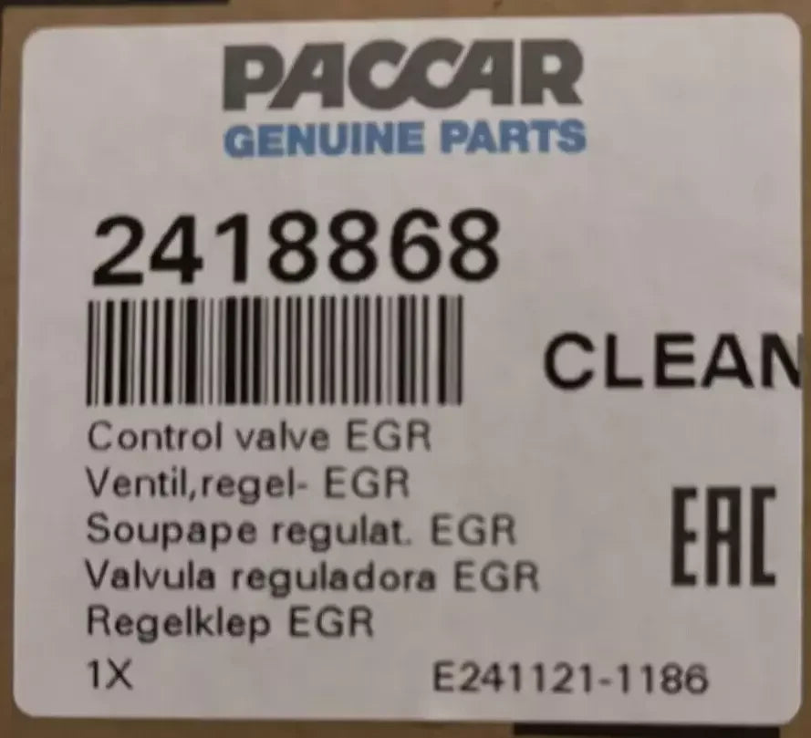 2418868 Genuine Paccar EGR Control Valve