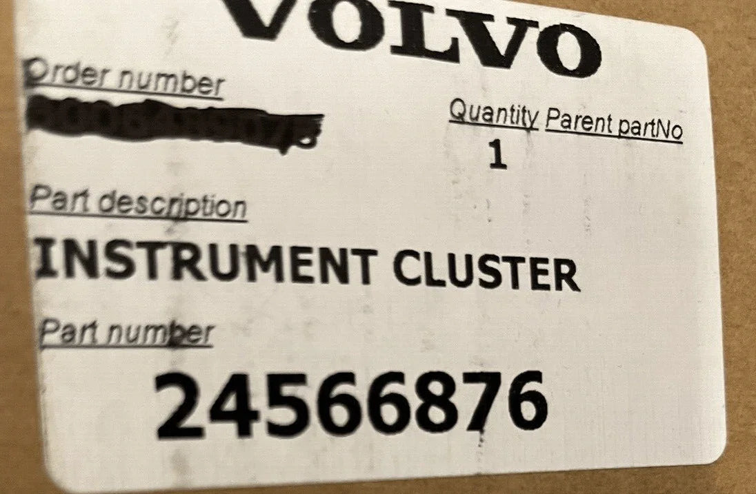 24566876 Genuine Volvo Instrument Cluster